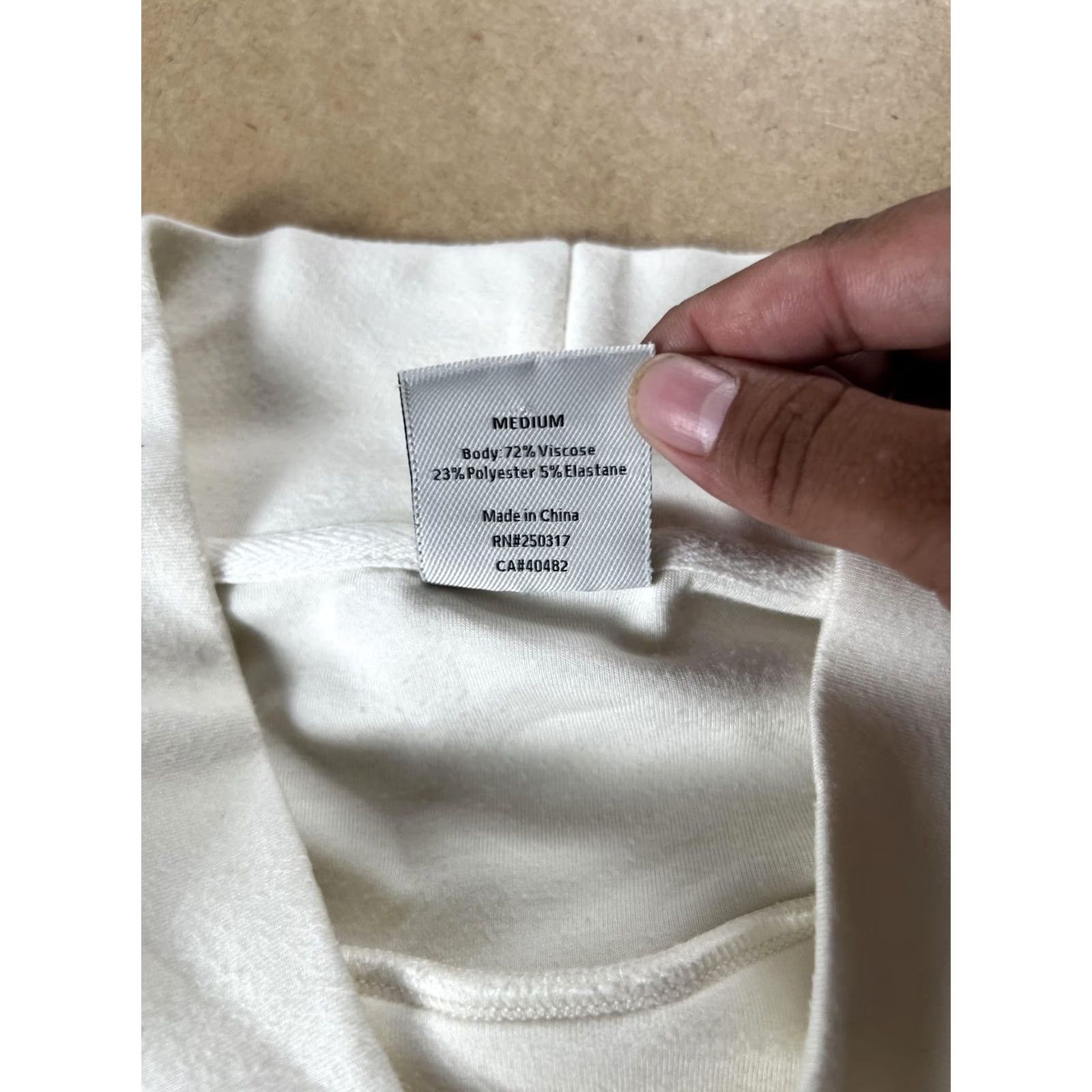 Varley Varley Sweater Womens M White Pullover Mock Neck Lightweight Stretch Raglan Size M / US 6-8 / IT 42-44 - 6 Thumbnail