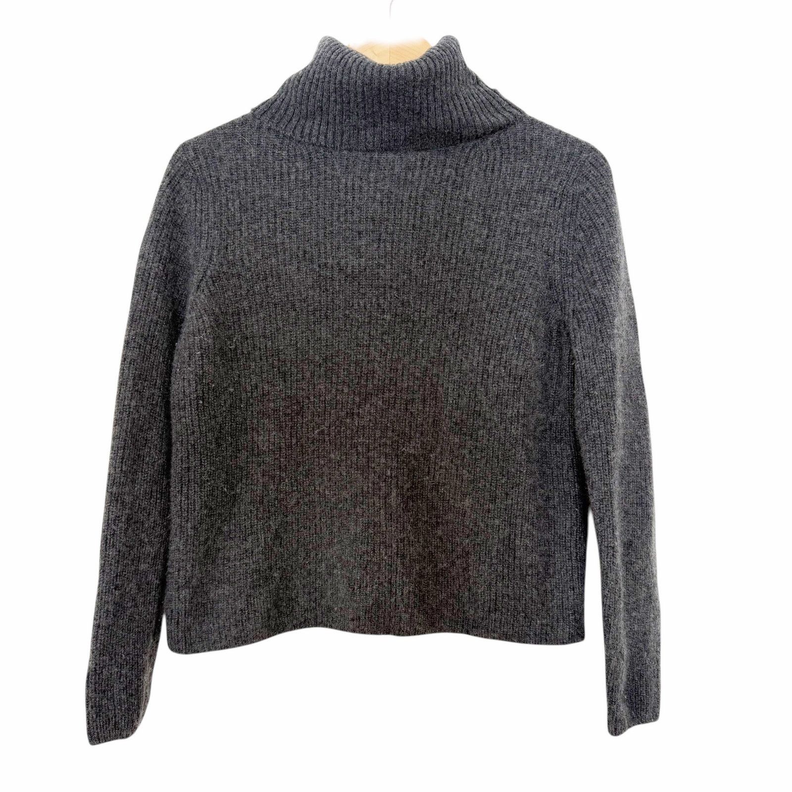 Banana Republic Banana Republic Chiara Cashmere Gray Relaxed Ribbed Sweater Size M / US 6-8 / IT 42-44 - 1 Thumbnail