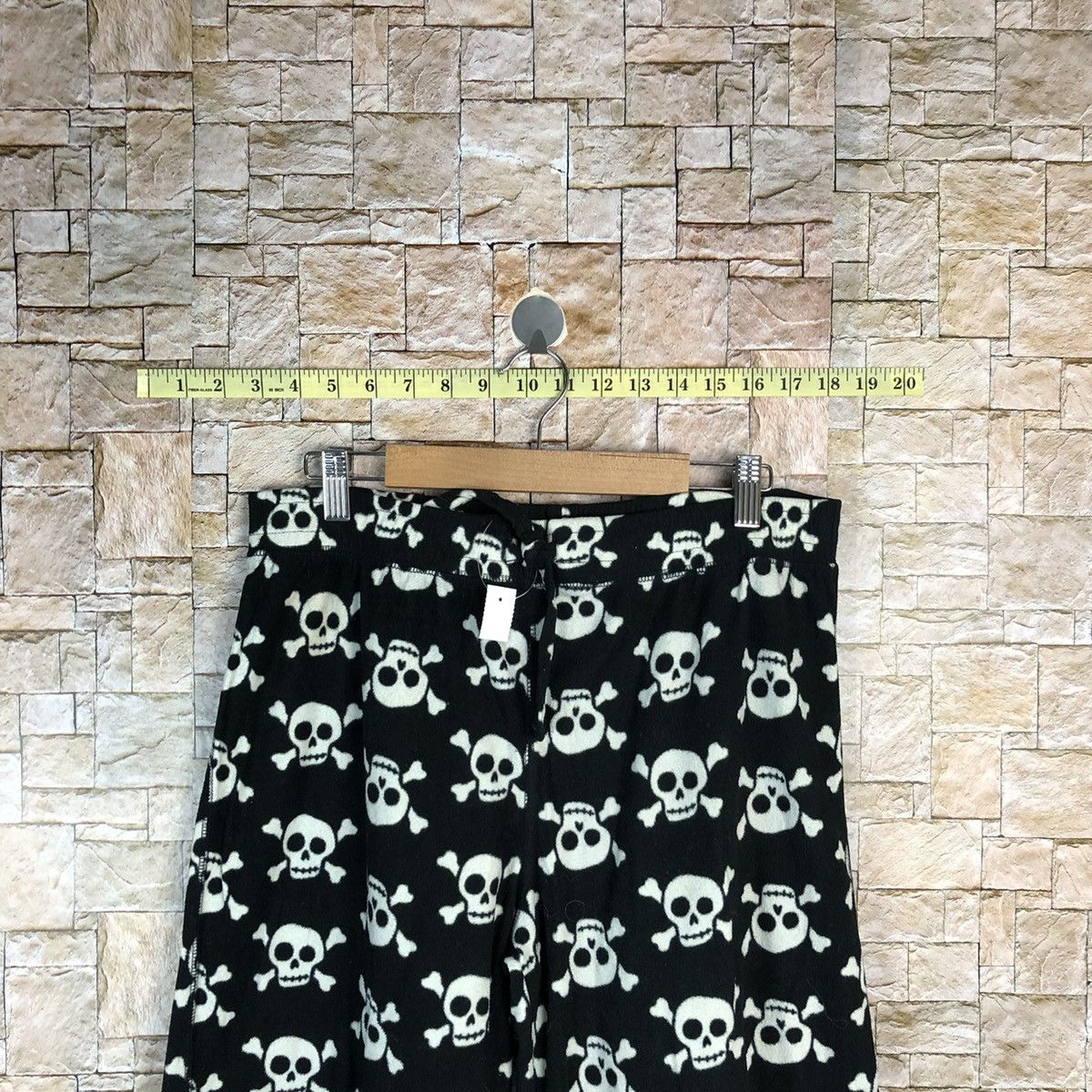 Japanese Brand Chrokee Black Skulls sleepwear Joggers Pants #A605 Size 28" / US 6 / IT 42 - 4 Thumbnail
