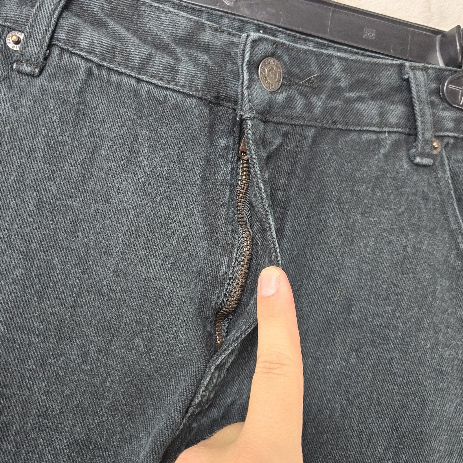 Other Sergio Never Legal Jeans Mens 36x32 Black Grunge Vintage Y2K Size US 36 / EU 52 - 8 Thumbnail