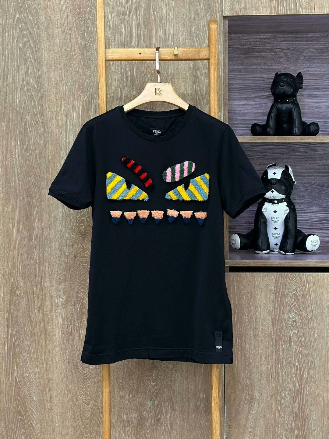 Fendi FENDI Black Devil Crew Neck T-Shirt Size US S / EU 44-46 / 1 - 1 Thumbnail