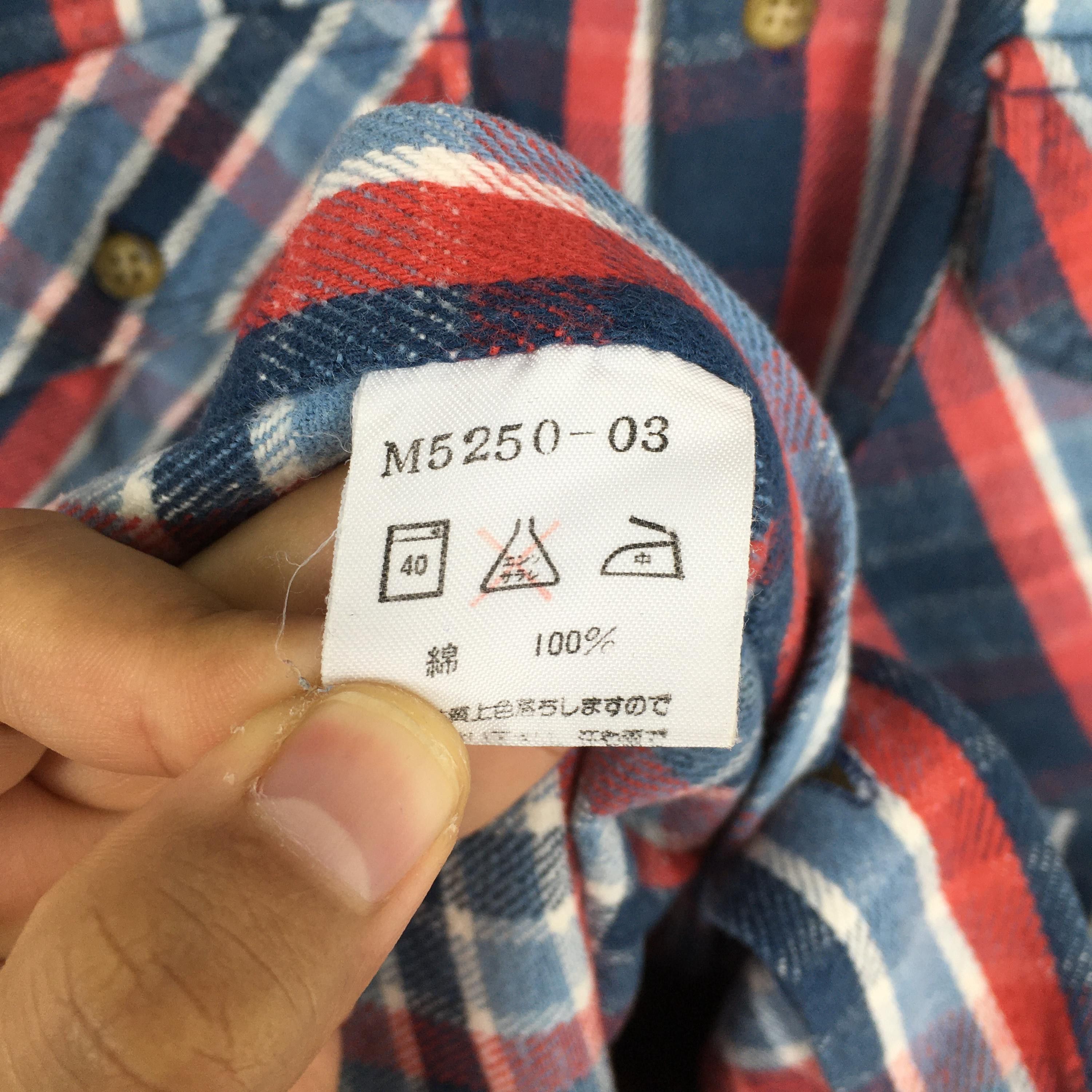 Vintage 90s Wrangler Checkered Multicolor Shirt Large