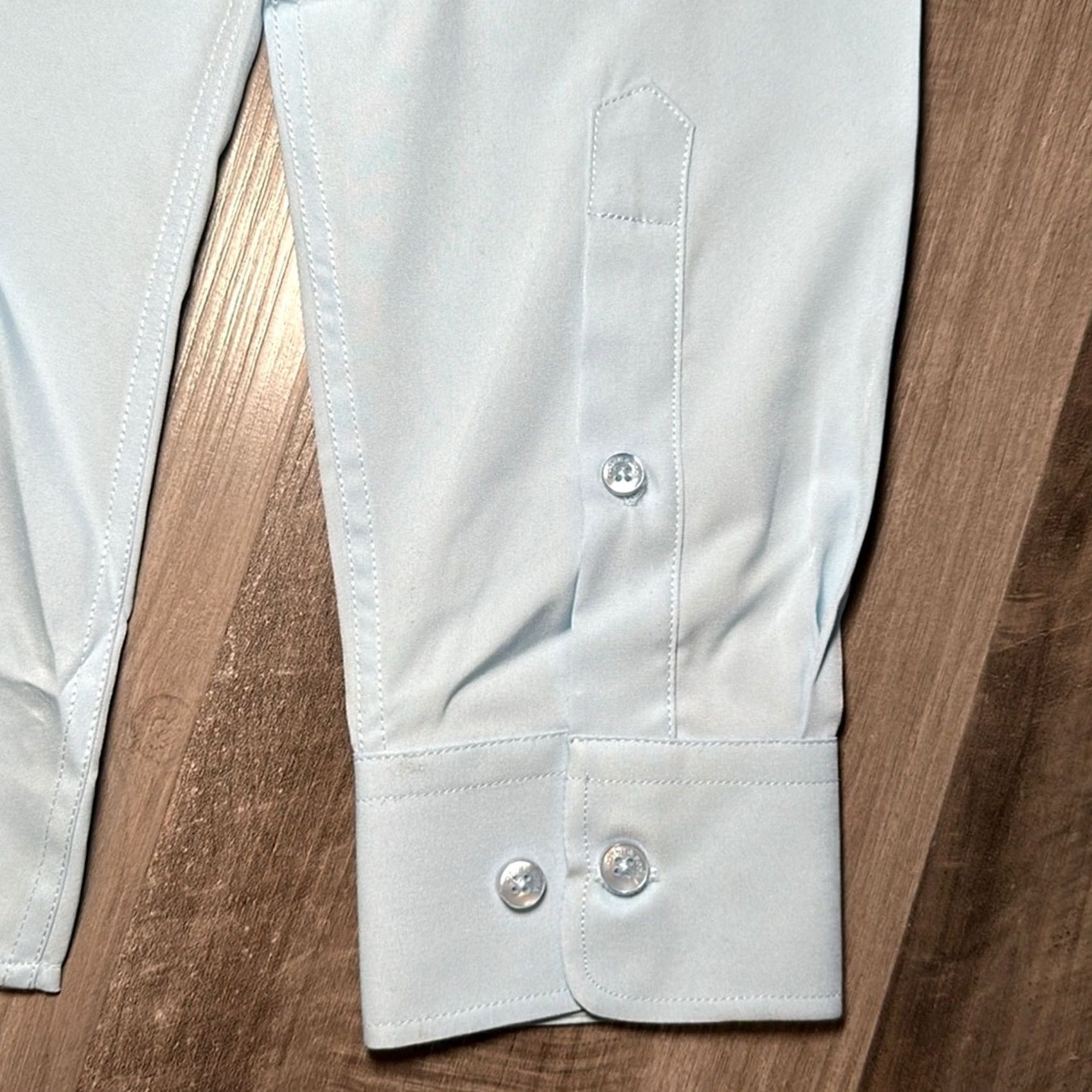 Scotch & Soda Scotch & Soda Long Sleeve Button Down 4 Way Stretch XL Men Blue Shirt 17 Adult Mens Size US XL / EU 56 / 4 - 4 Thumbnail