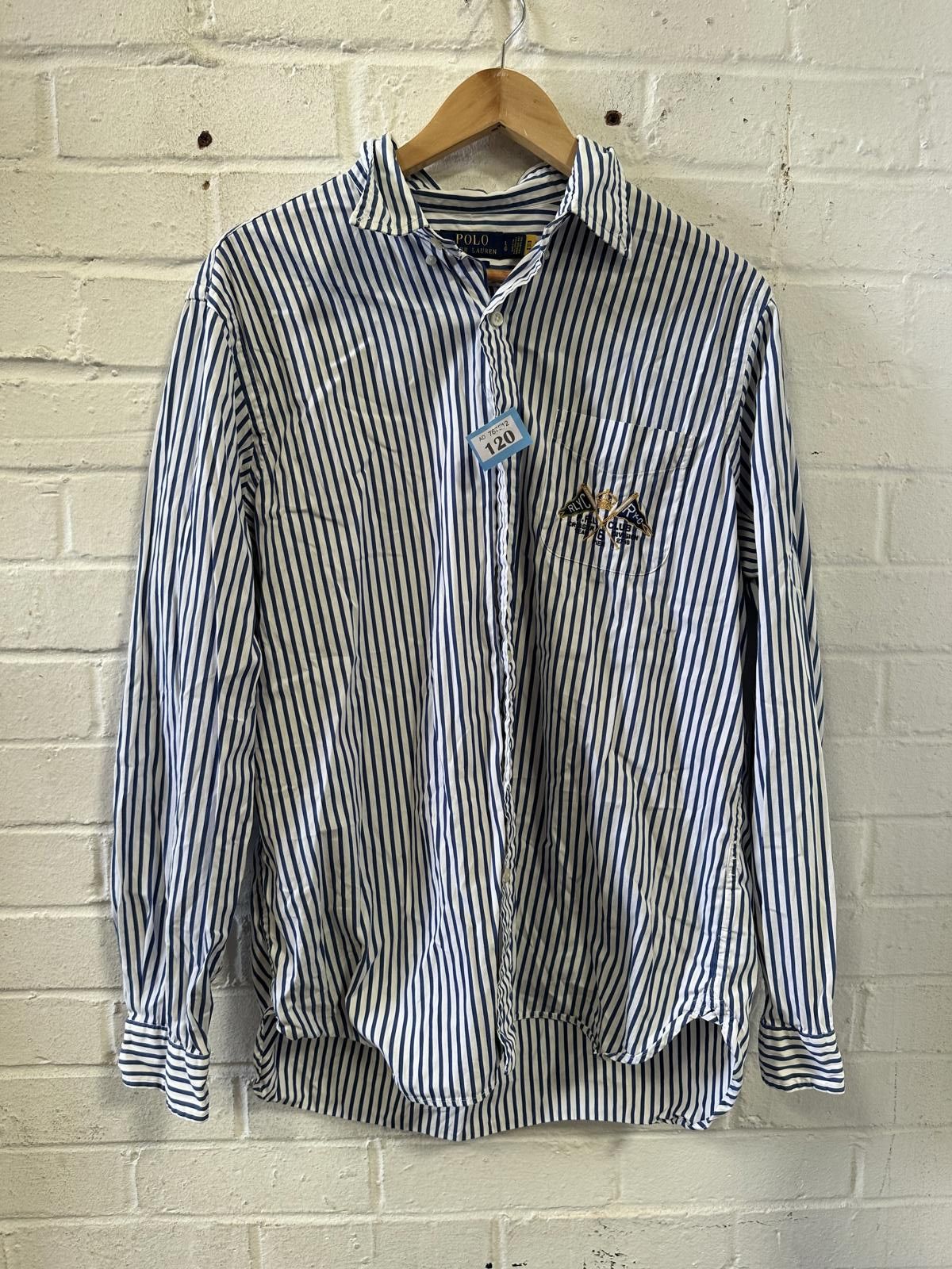 Polo Ralph Lauren Polo Ralph Lauren Men's Striped Casual Shirt Size US L / EU 52-54 / 3 - 1 Thumbnail