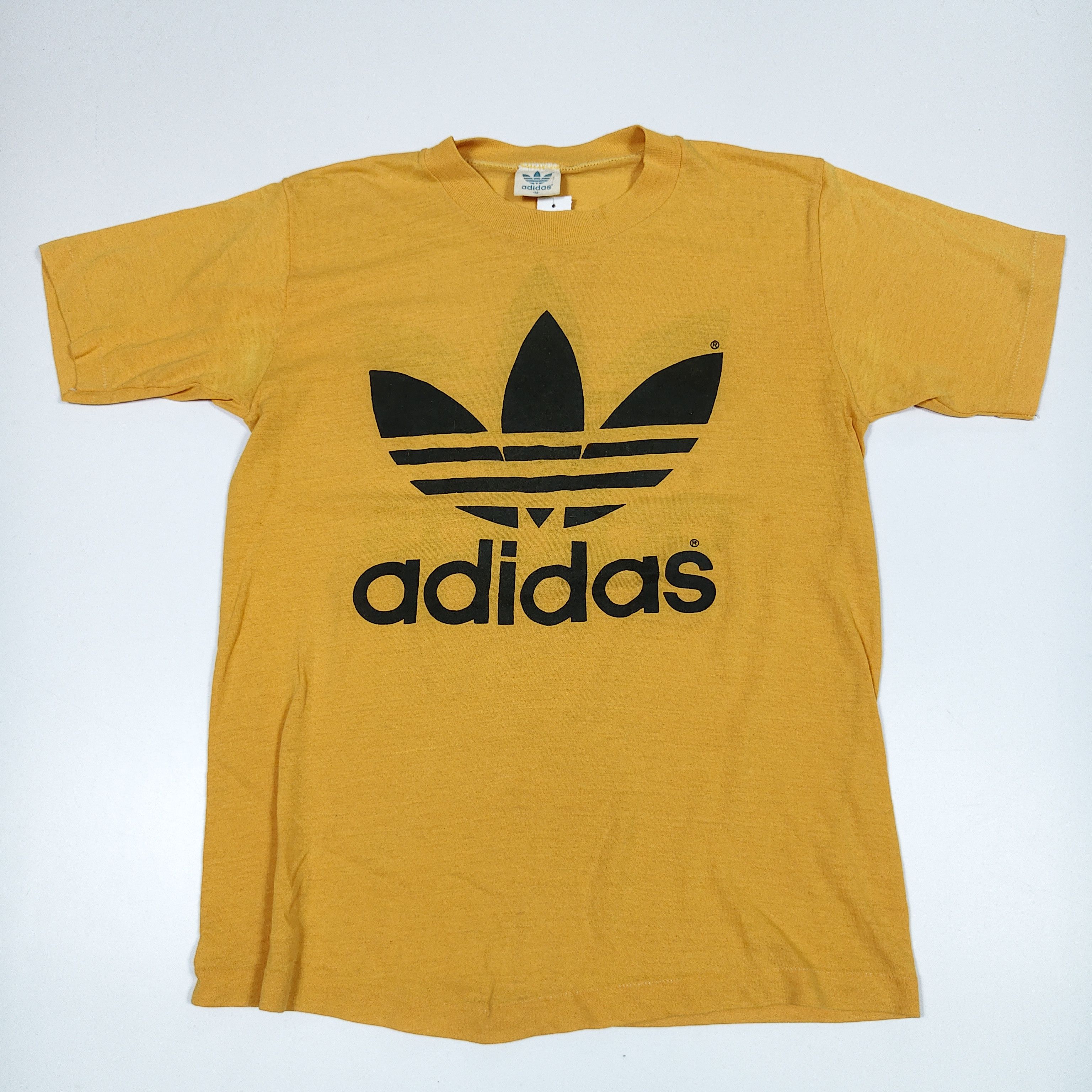 Adidas 80s-90s Vintage Adidas Trefoil Single Stitch #E Size US M / EU 48-50 / 2 - 1 Thumbnail