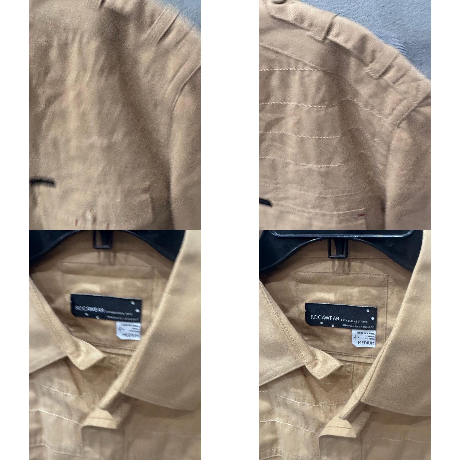 Rocawear Roca Wear SHORT SLEEVE BUTTON UP SHIRT Medium M Multicolor Men Size US M / EU 48-50 / 2 - 8 Thumbnail