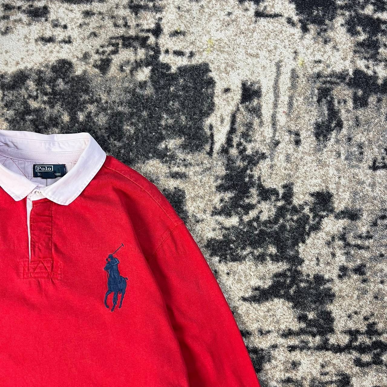 Polo Ralph Lauren Polo Ralph Lauren Luxury Big Logo Rugby Long Sleeve Size US XXL / EU 58 / 5 - 2 Thumbnail