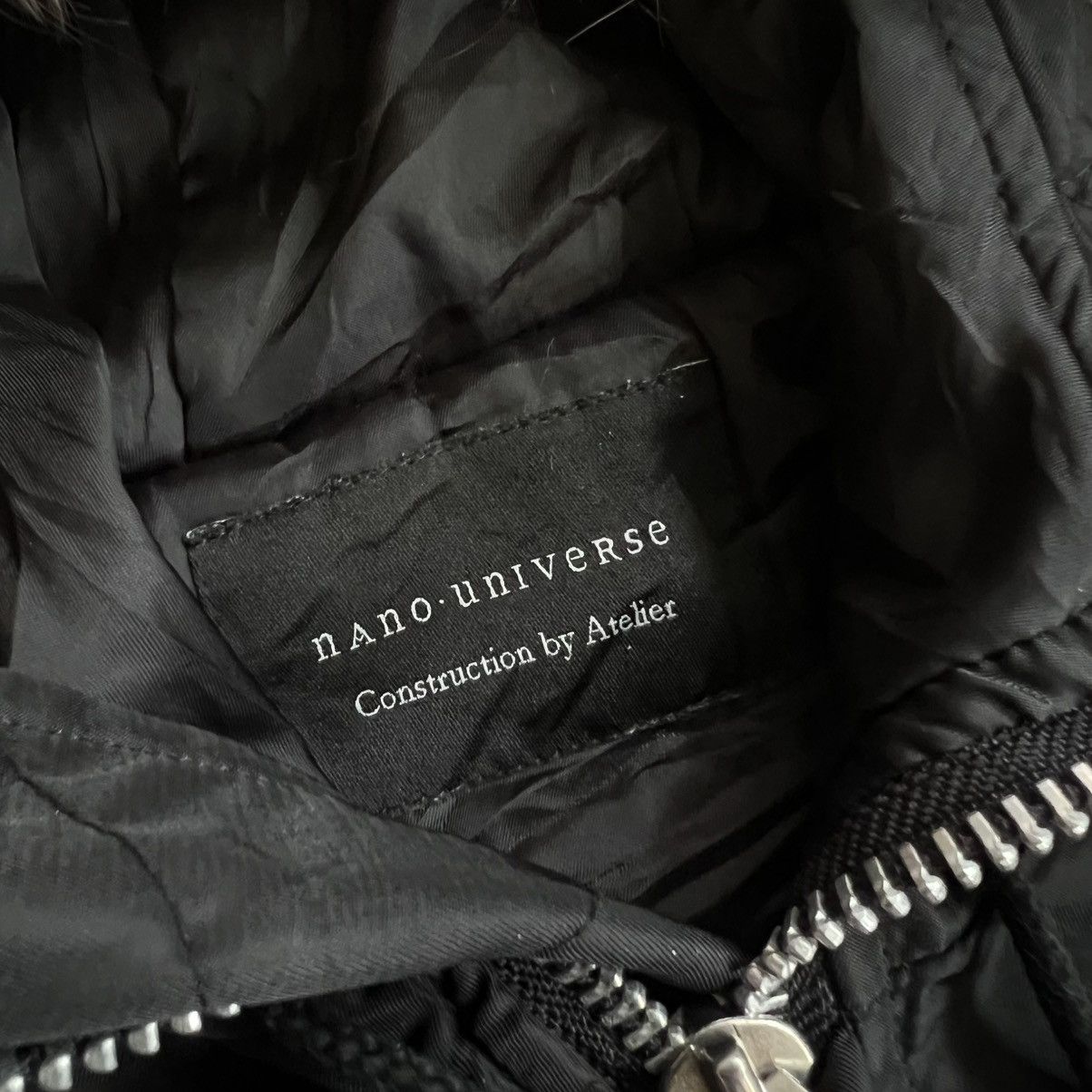 nano universe fur leather biker jacket Amazon.co.jp: Nano Universe