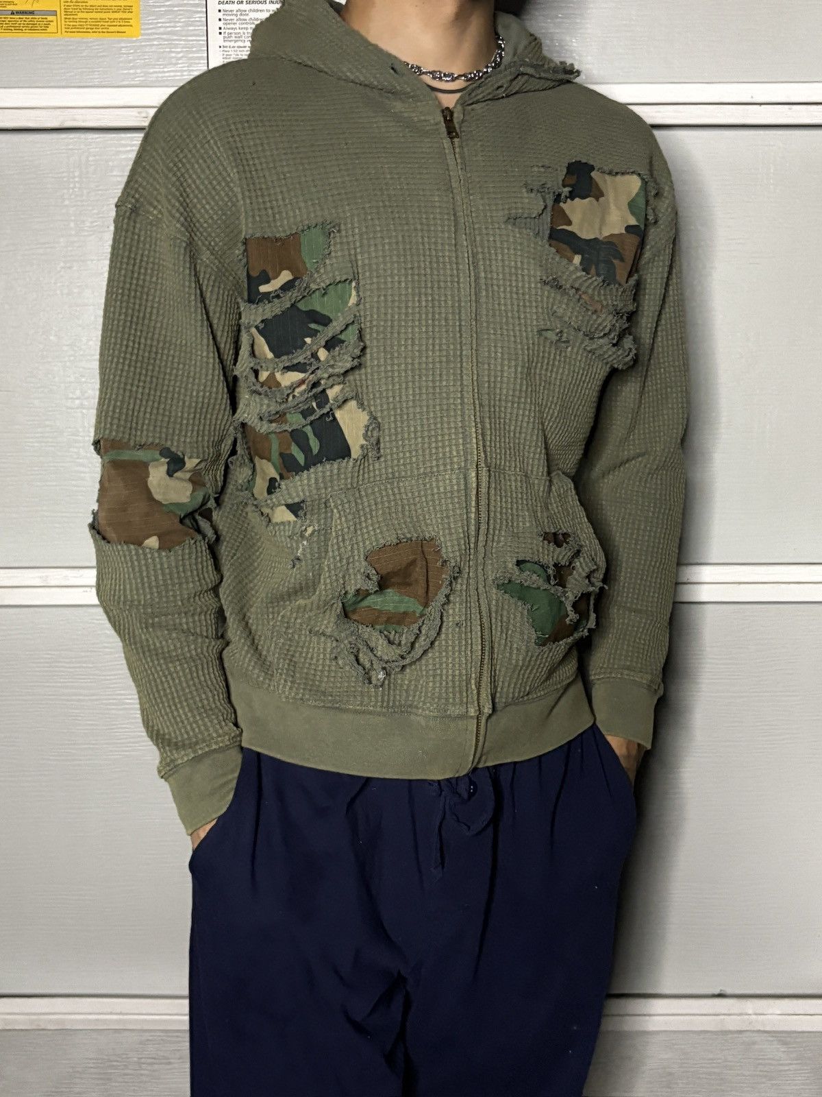 Other Custom Thermal Army Hoodie Size US M / EU 48-50 / 2 - 2 Thumbnail
