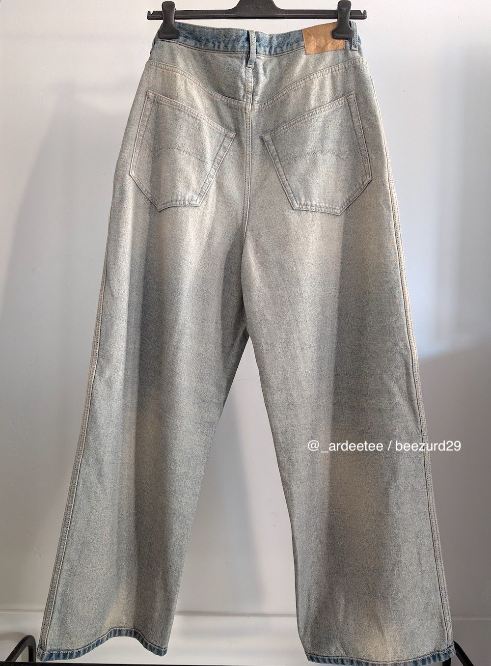 Balenciaga *NEW* SS24 INSIDE OUT BAGGY JEANS $1,590 MEDIUM Size US 32 / EU 48 - 3 Thumbnail