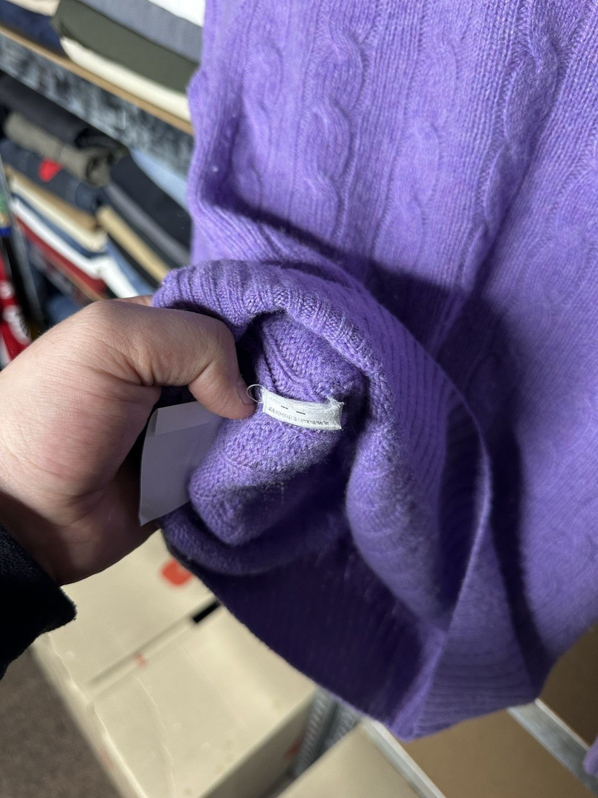 Polo Ralph Lauren Polo Ralph Lauren cable knit V neck sweater Size XS / US 0-2 / IT 36-38 - 6 Thumbnail