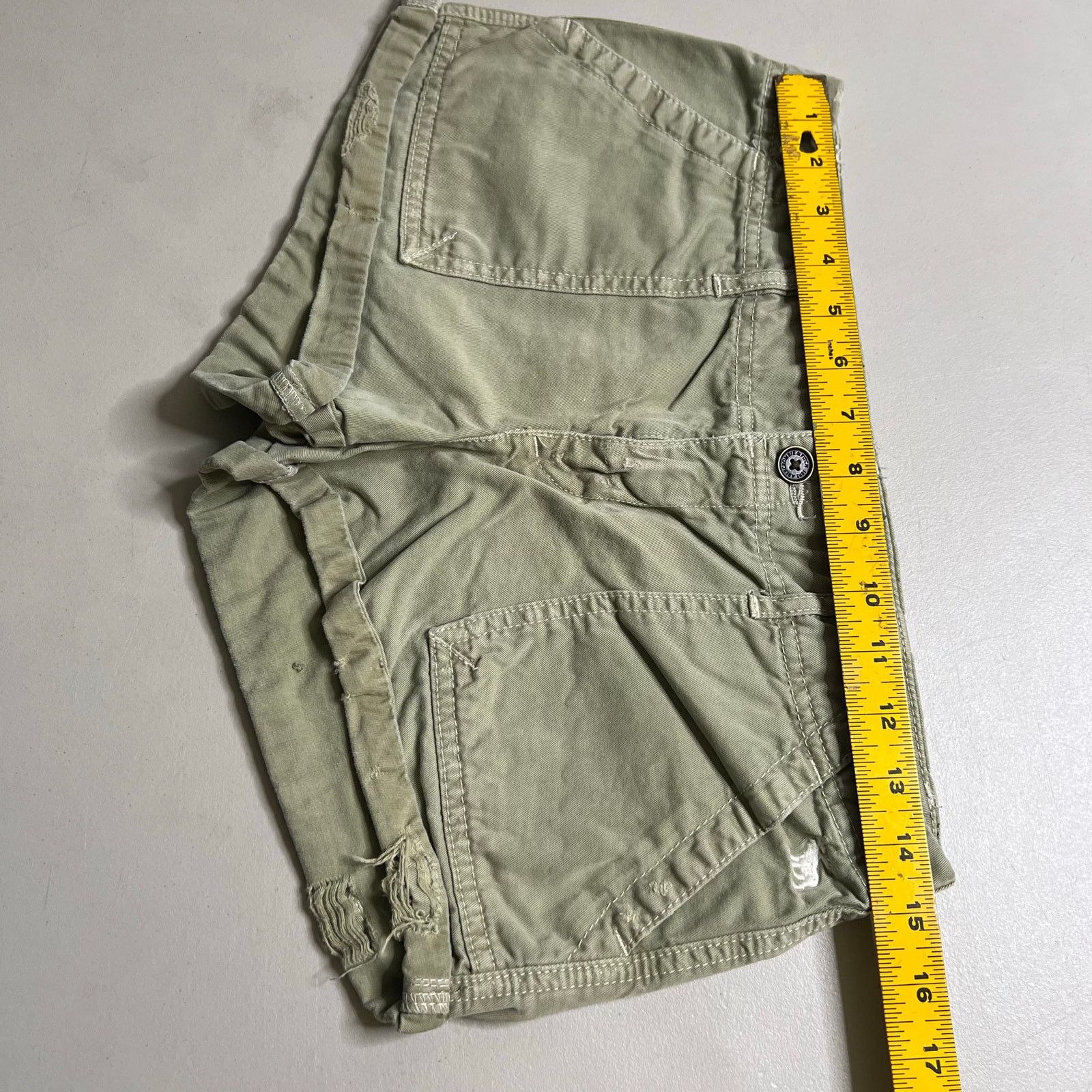 Abercrombie & Fitch Abercrombie & Fitch Olive Green Casual Utility Shorts 27 Size 27" / US 4 / IT 40 - 4 Thumbnail