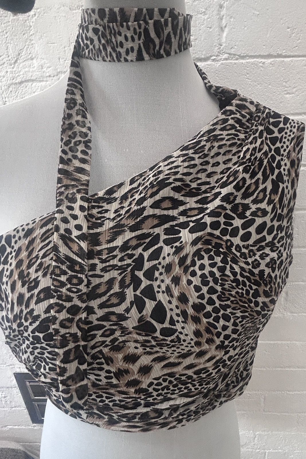 Other Leopard print halter scarf top 🐆 Size S / US 4 / IT 40 - 2 Thumbnail