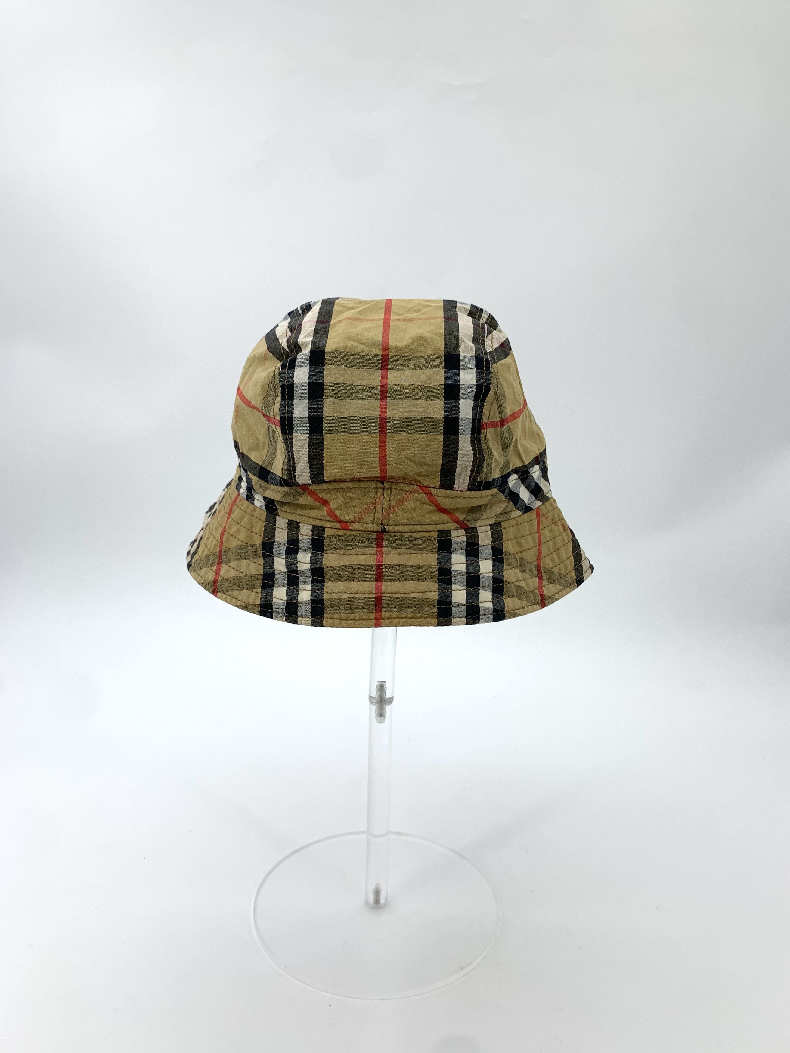 Burberry Burberry Hat – Brown Check Cotton Bucket Hat (Size S, 55cm) Size ONE SIZE - 7 Thumbnail