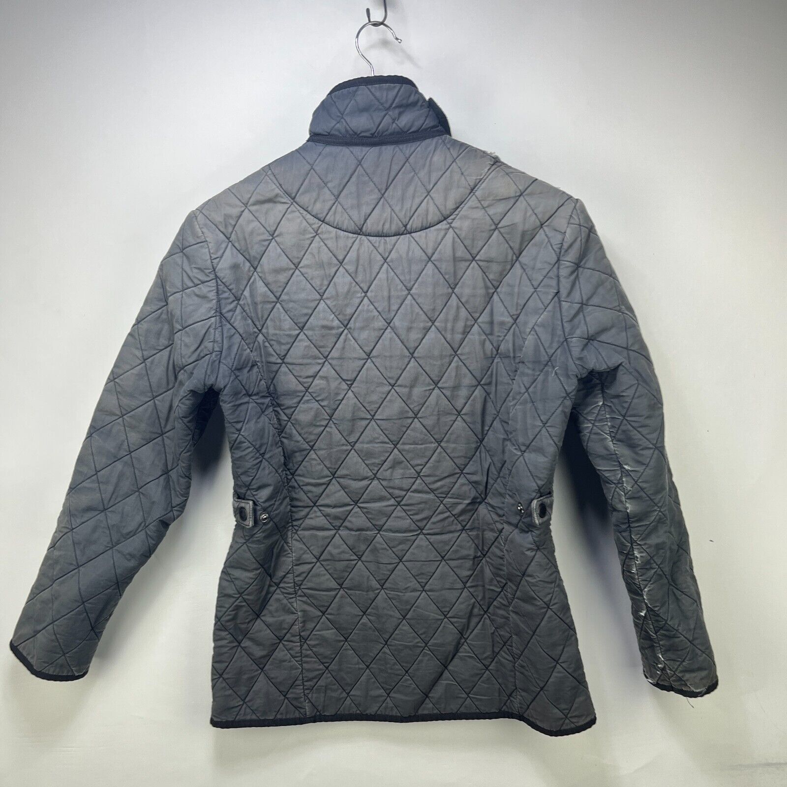 Barbour × Vintage Vintage Barbour Sun Faded Quilted Jacket Womens USA 4 Size S / US 4 / IT 40 - 13 Thumbnail