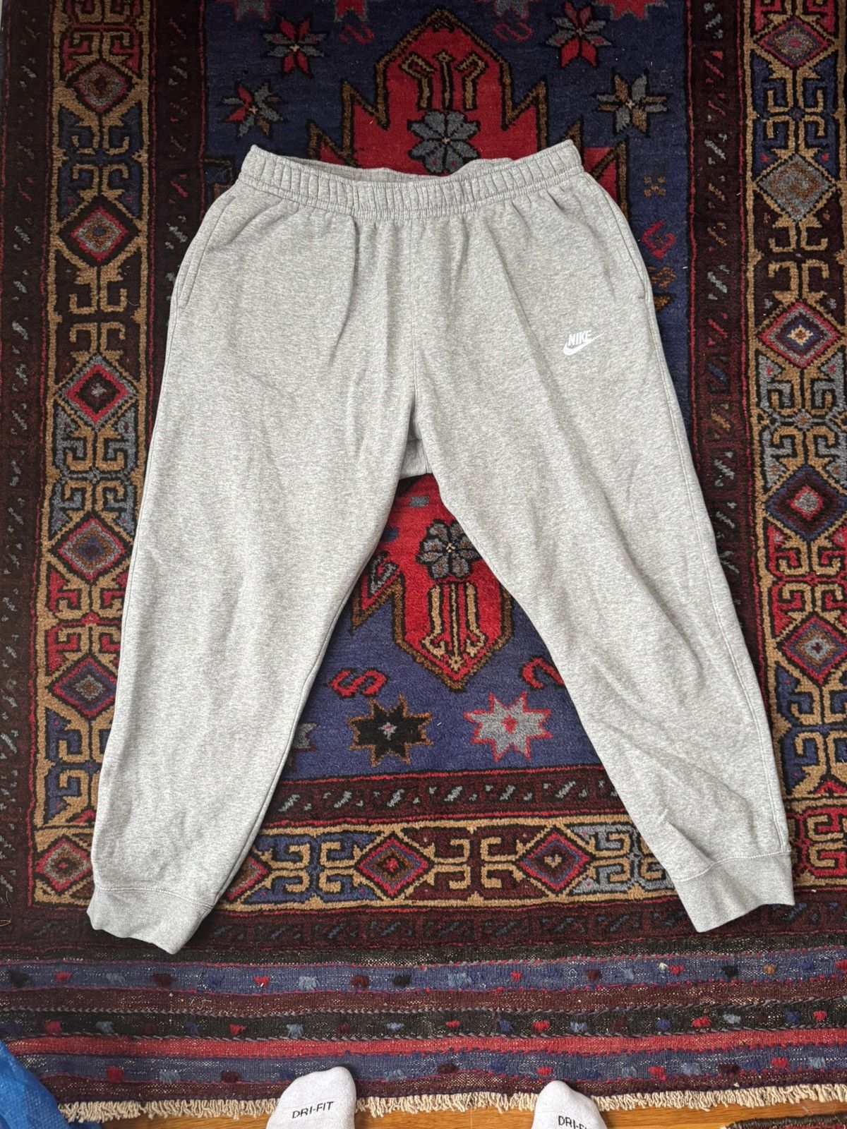 Nike Gray Baggy Nike Sweatpants Size US 34 / EU 50 - 1 Thumbnail