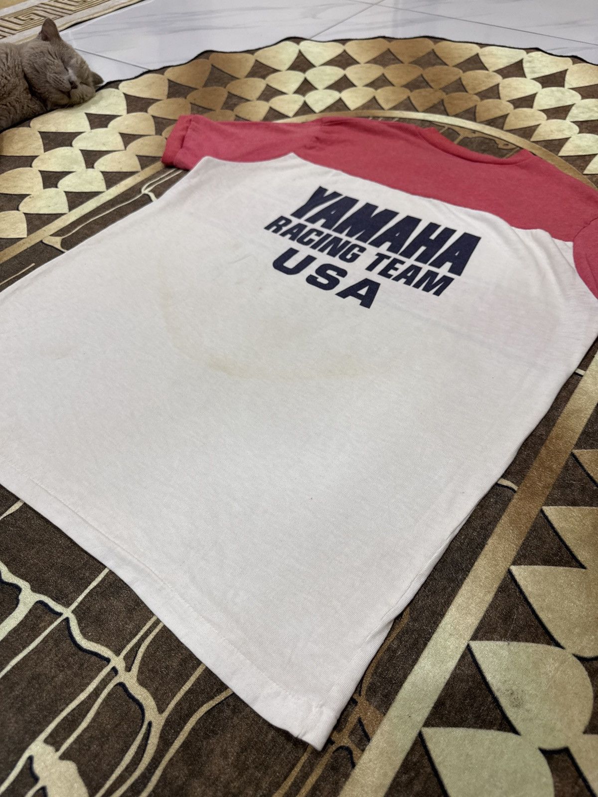 Vintage ‼️Rare Vintage Team Yamaha Racing Usa 80s‼️ Size US L / EU 52-54 / 3 - 16 Thumbnail
