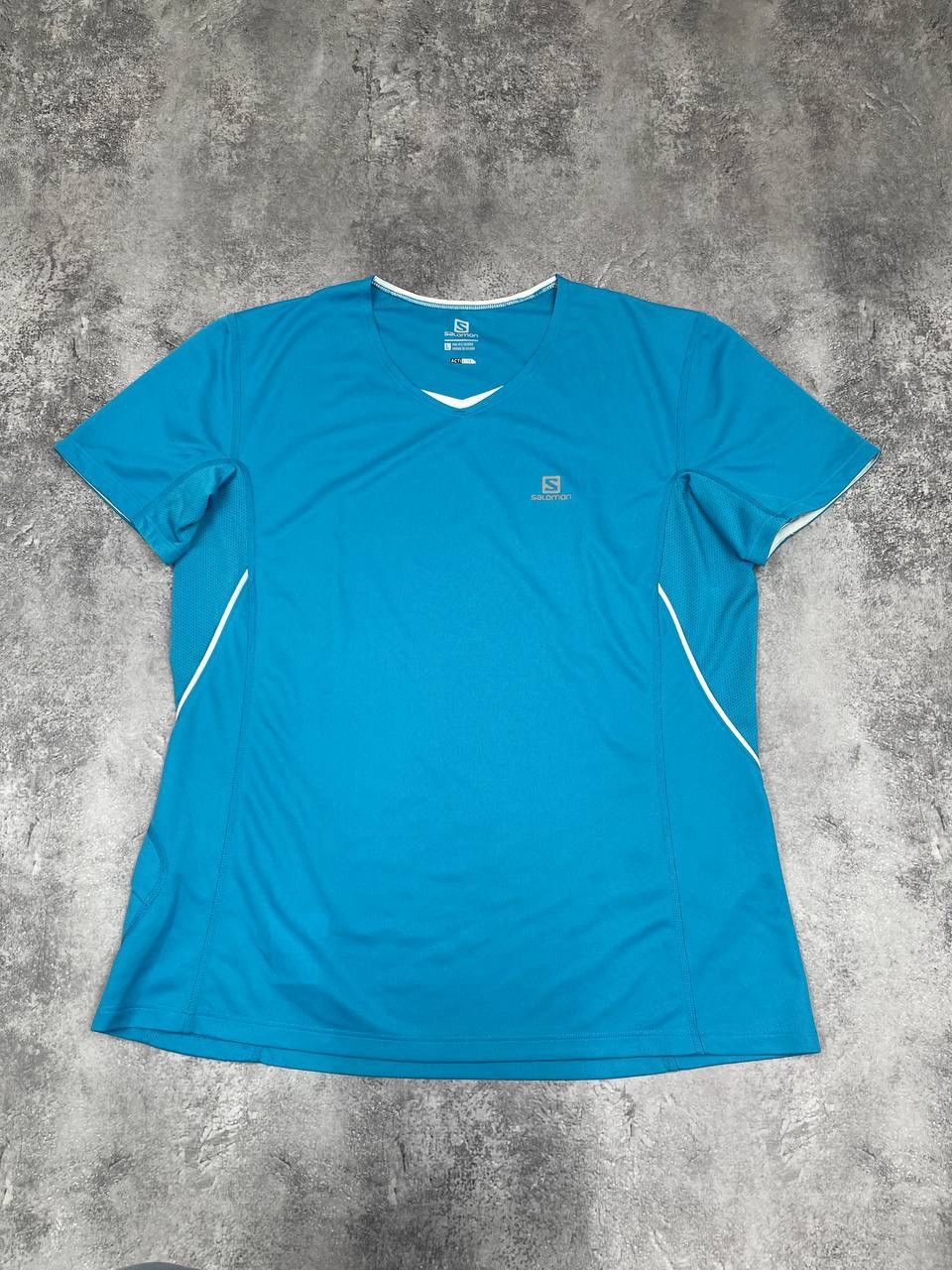 Salomon Salomon Women ActiLite Sports T-Shirt Running Training Blue Size L / US 10 / IT 46 - 1 Thumbnail