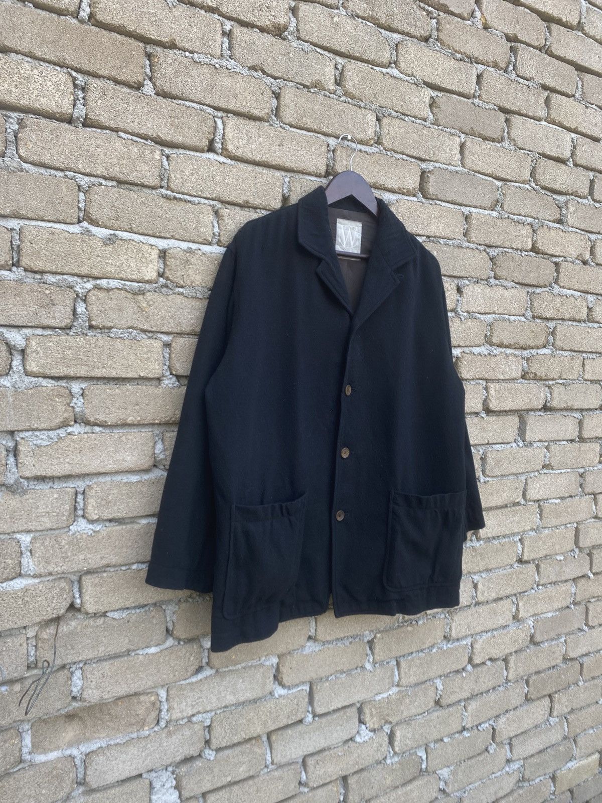 Yohji Yamamoto Workshop by Yohji Yamamoto Button Up Jacket In Wool Size US L / EU 52-54 / 3 - 3 Thumbnail