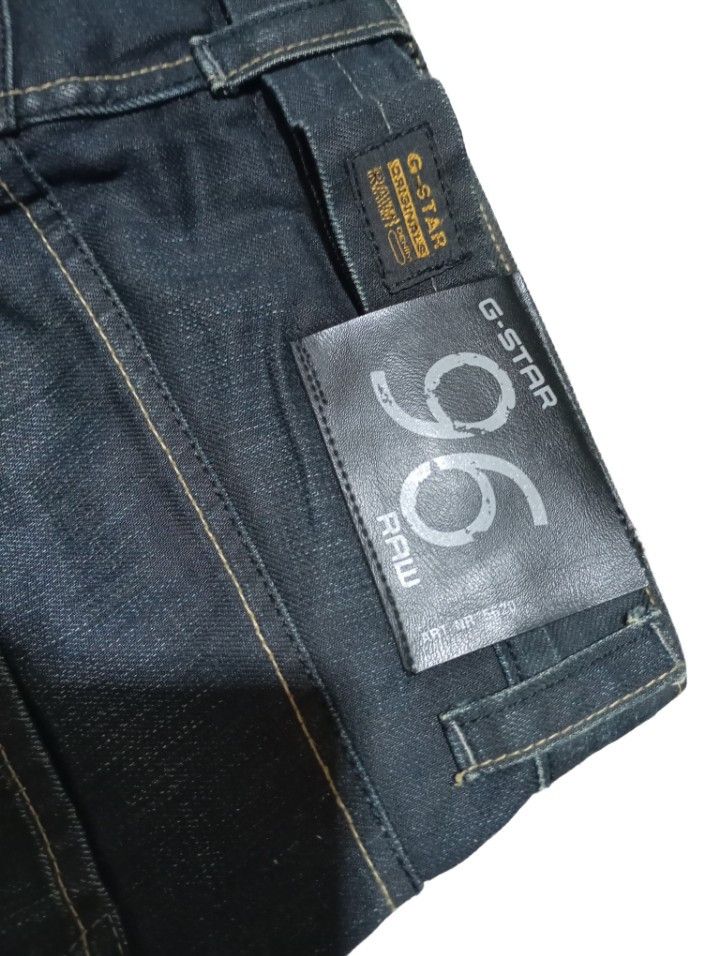G-Star G star Raw Waxed Baggy Flared Hype Vintage Pants Size US 31 - 5 Thumbnail