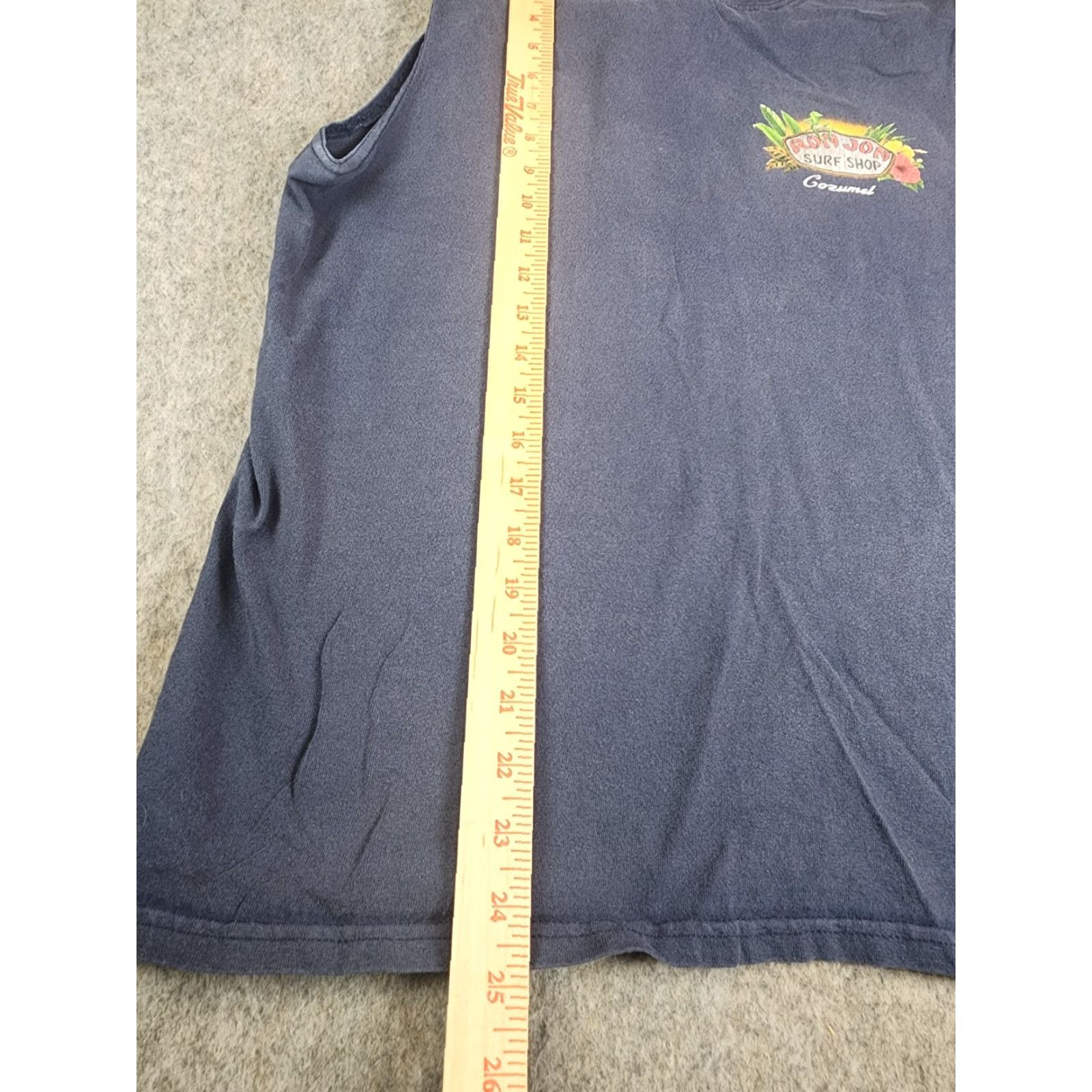 Ron Jon Surf Shop VINTAGE Ron Jon Surf Shop Cozumel Mexico Double-Sided Sleeveless Muscle Shirt M Blue Unisex Adults 90s Beach Size US M / EU 48-50 / 2 - 8 Thumbnail