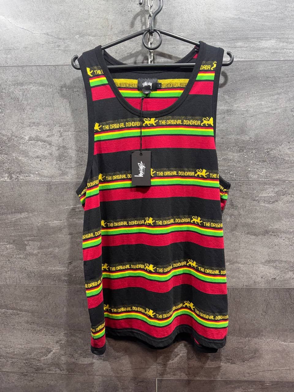 Stussy Stussy Don Dada Striped Tank Top Shirt Summer 2015 Mens Size US L / EU 52-54 / 3 - 1 Thumbnail