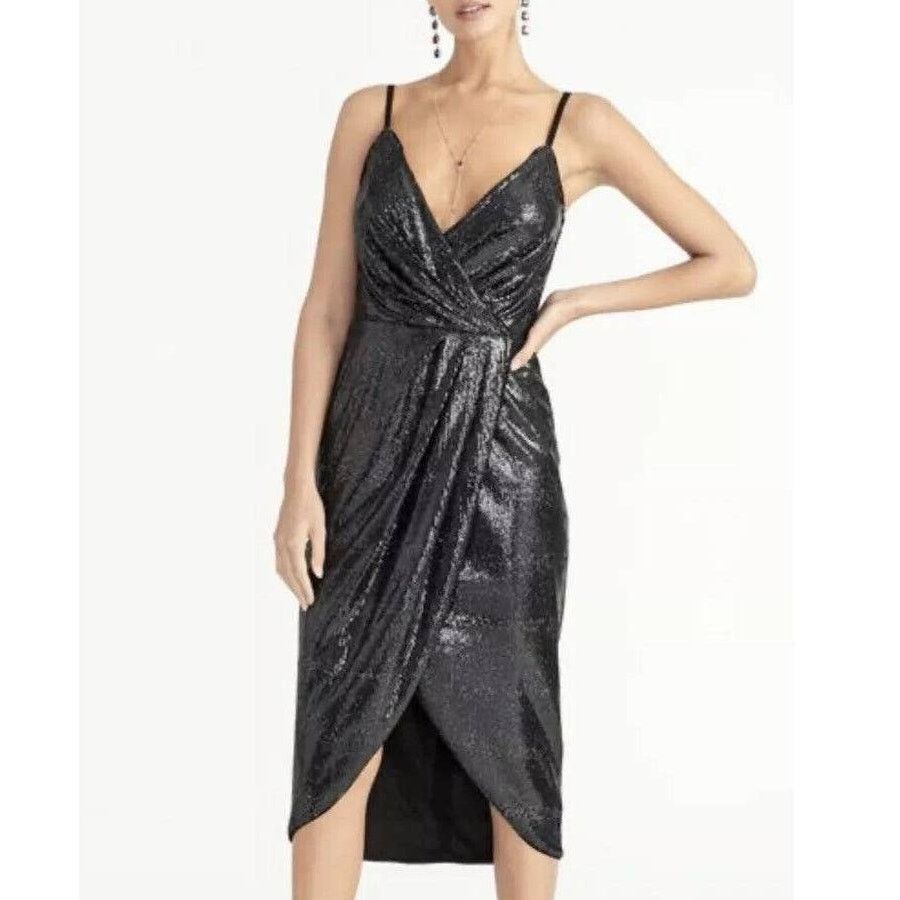 Express Express Black High Low Shimmer Dress Size XS / US 0-2 / IT 36-38 - 1 Thumbnail