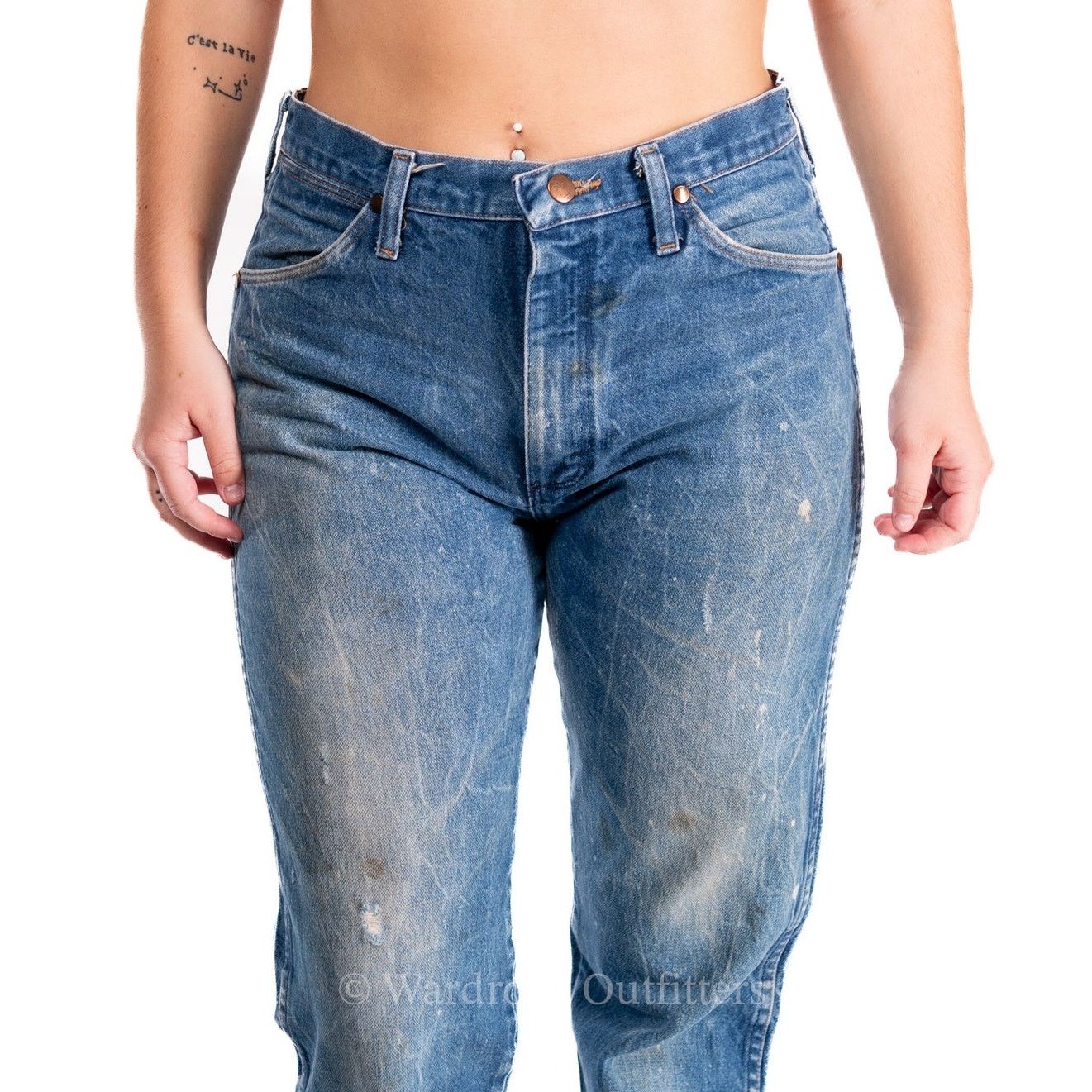 Wrangler Vintage 80s Wrangler Denim Original Cowboy Cut Jeans - USA Size US 33 - 3 Thumbnail