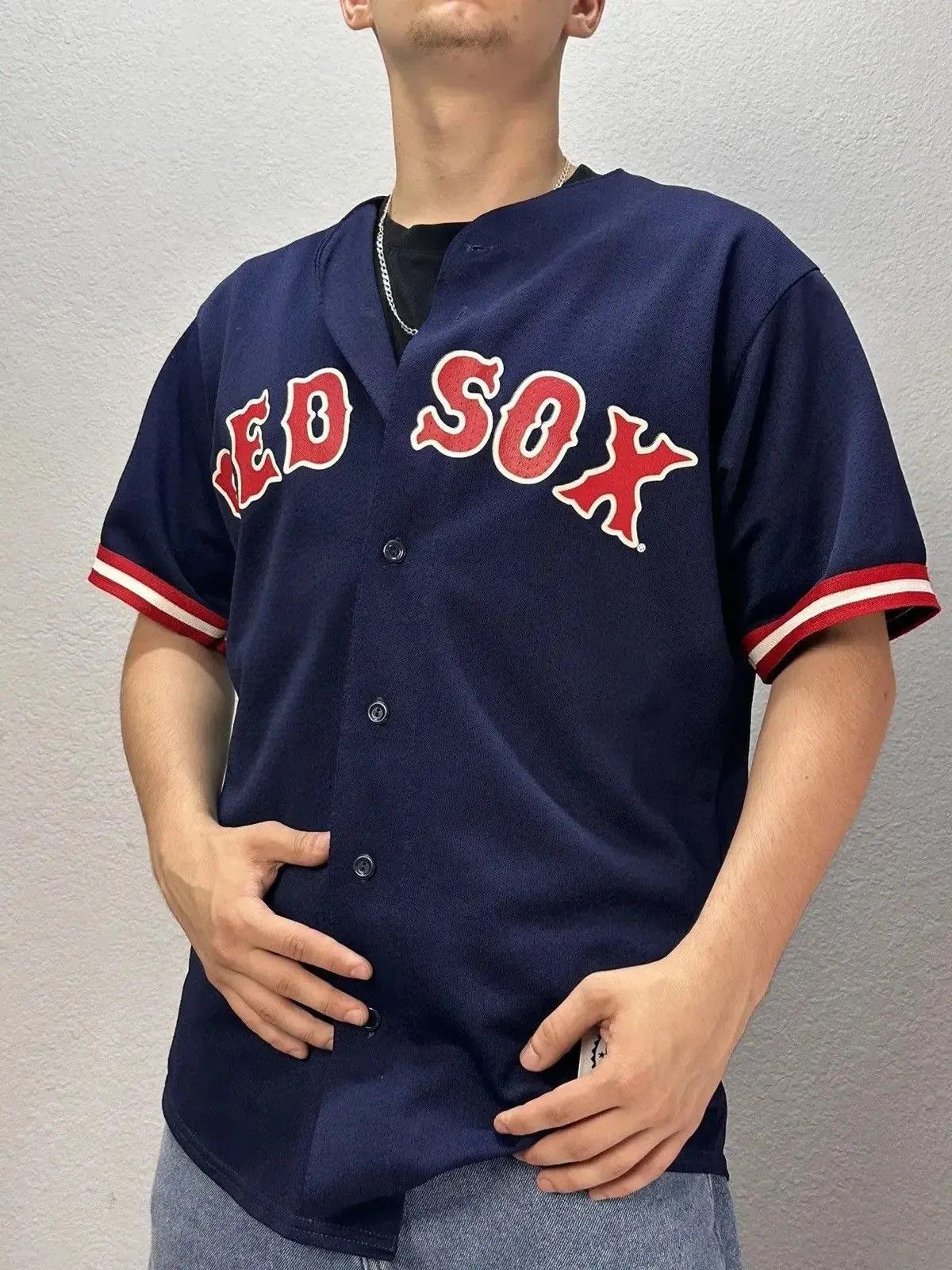 Vintage Vintage Majestik Boston Red Sox Ramirez 24 Red Jersey Tee Size US M / EU 48-50 / 2 - 7 Thumbnail