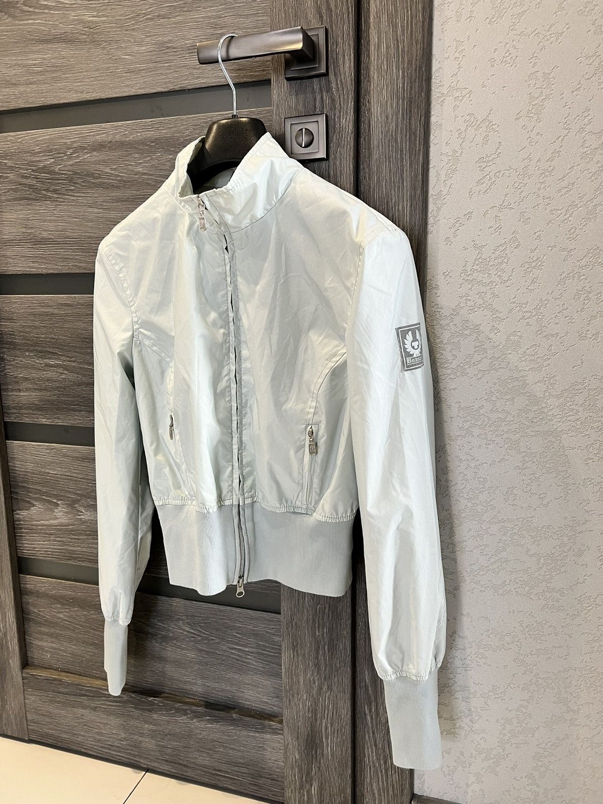 Belstaff Belstaff Silver Nylon jacket reflective logo Size M / US 6-8 / IT 42-44 - 2 Thumbnail