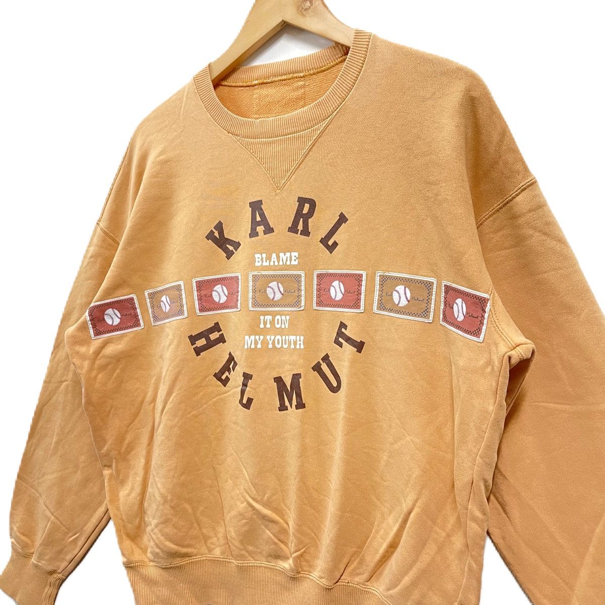 Japanese Brand Vintage Karl Helmut Sweatshirt pullover Size US L / EU 52-54 / 3 - 3 Thumbnail