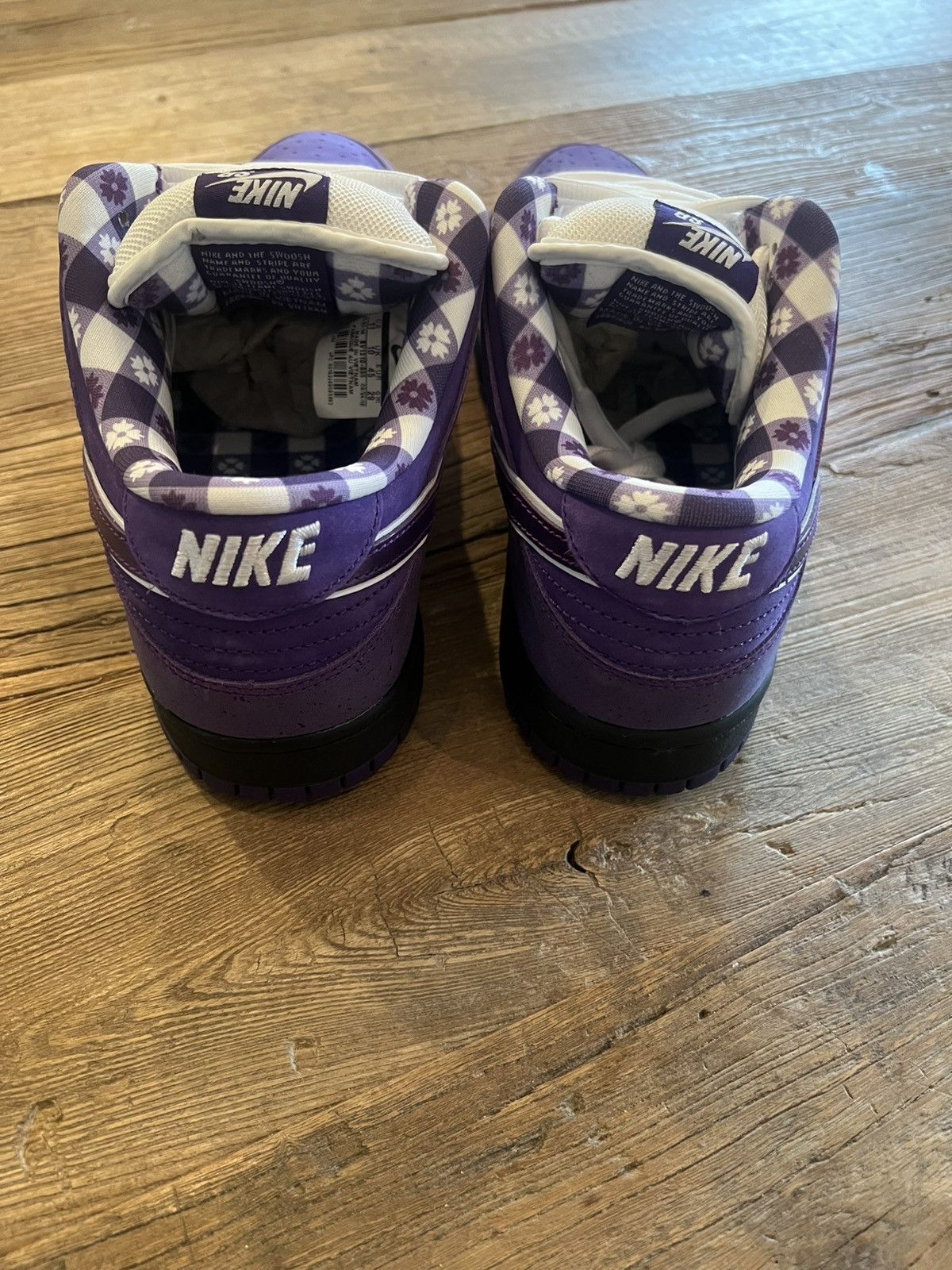 Nike SB Nike SB Dunk low Concepts Purple Lobster (Special Box) Size US 11 / EU 44 - 11 Thumbnail