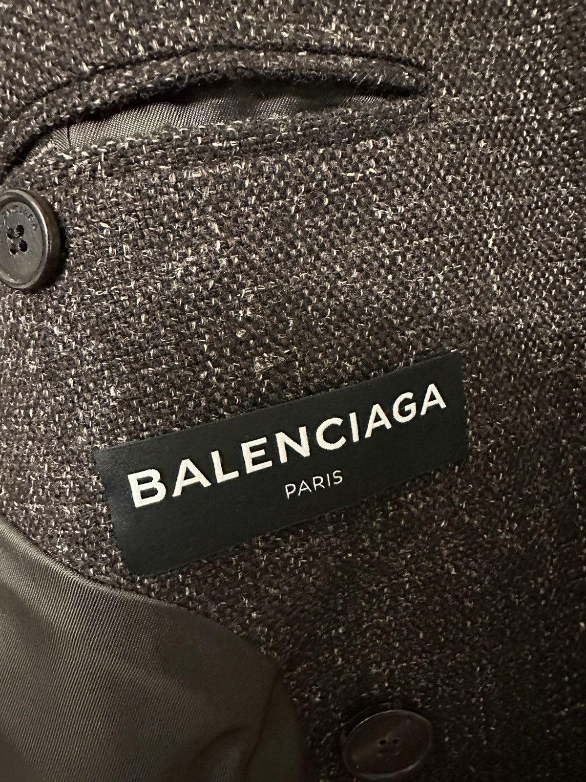 Balenciaga FW17 Brown Wool Double Breasted Jacket Size 48R - 7 Thumbnail
