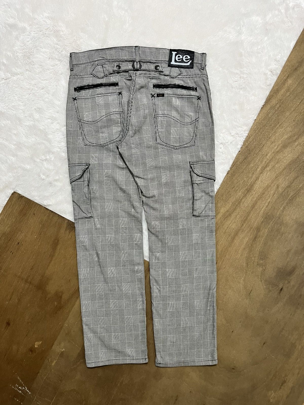 Other Lee Riders Plaid Buckle Cargo Pants Multi Pocket Size US 36 / EU 52 - 7 Thumbnail