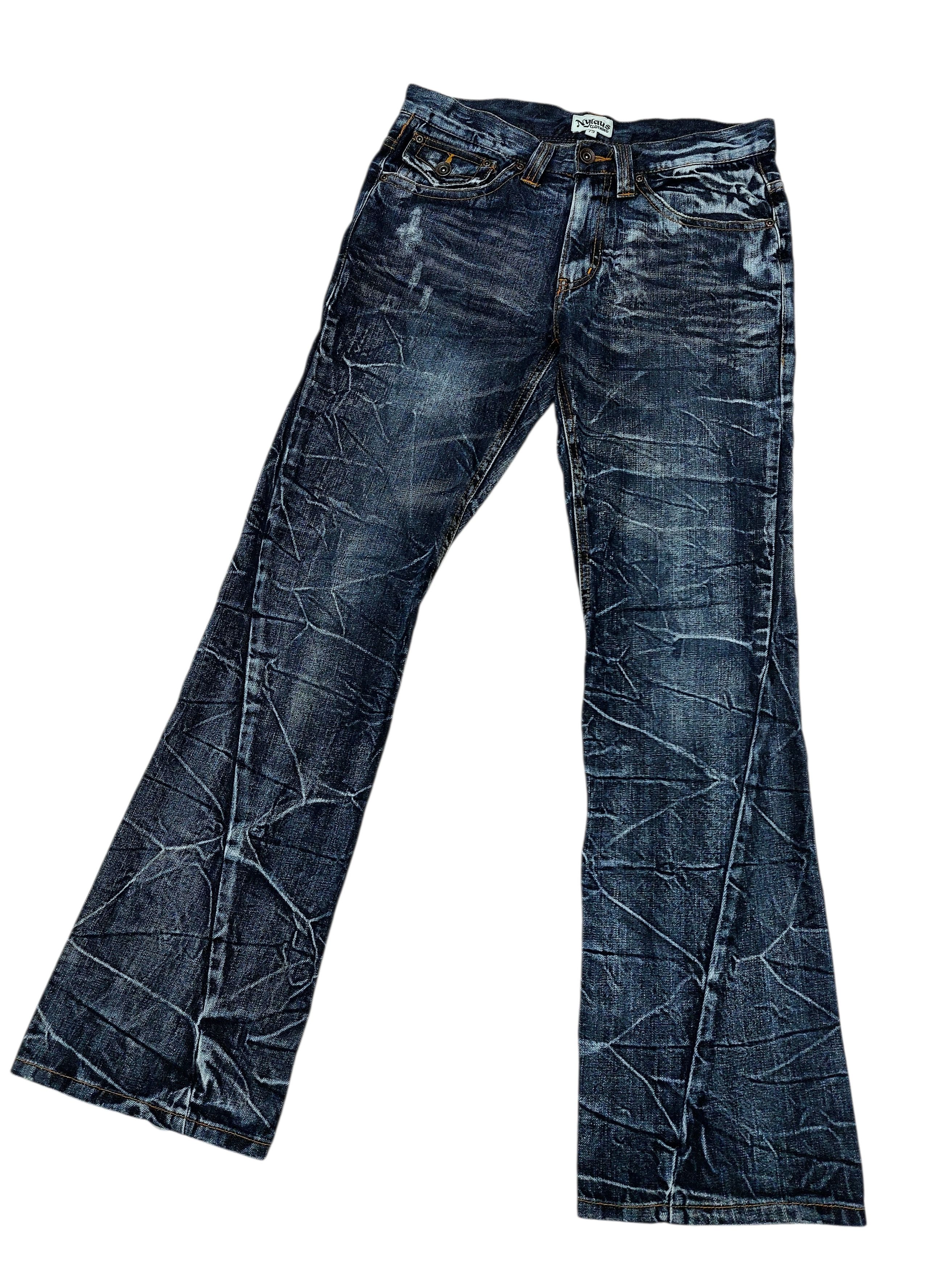 Mr. Gentleman Vintage Nylaus Japan Flare Jeans Size US 30 / EU 46 - 2 Thumbnail