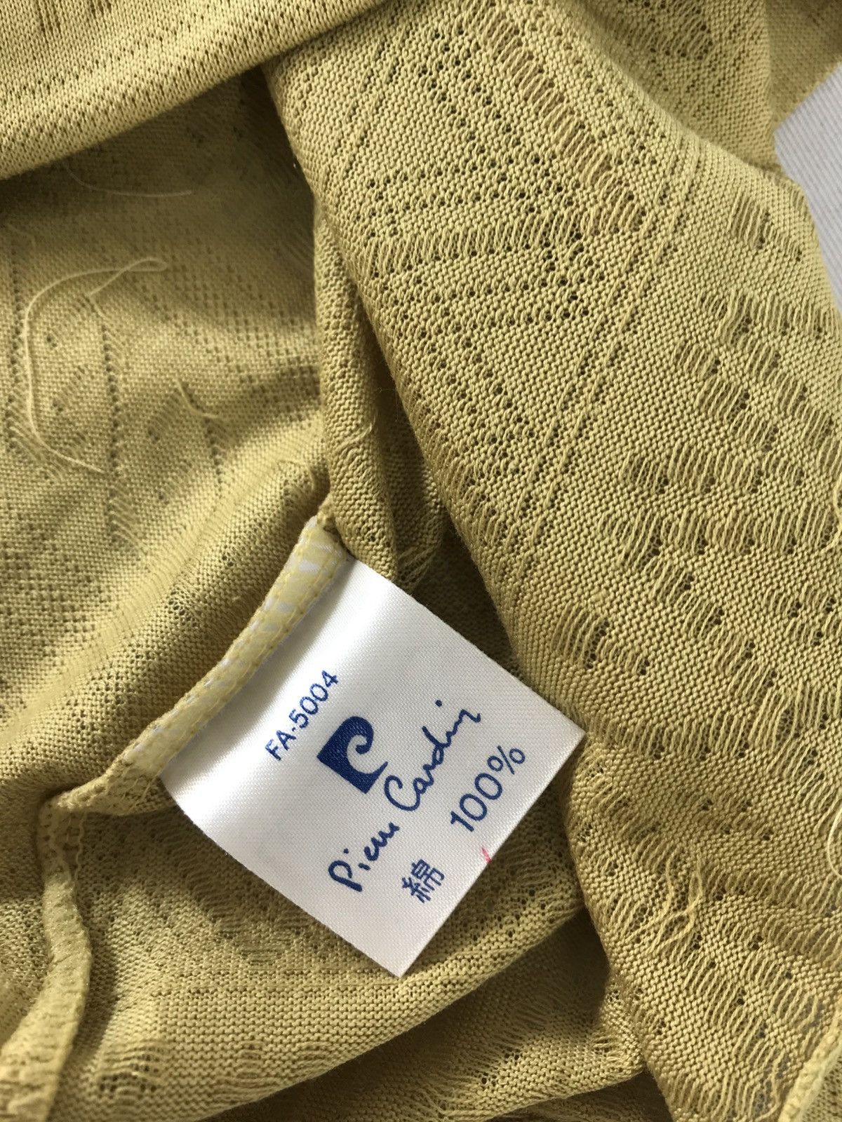 Pierre Cardin 90s Pierre Cardin Paris Tricot Polo Tee T-Shirt Design Size US S / EU 44-46 / 1 - 7 Thumbnail