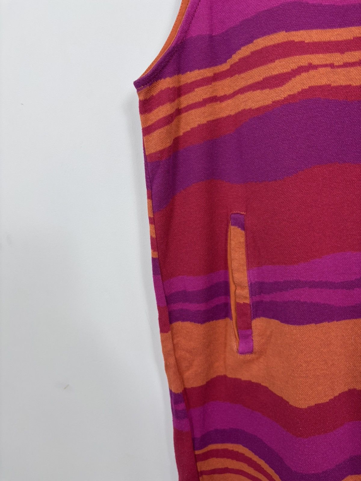 Gudrun Sjoden Gudrun Sjoden Women’s Wave Striped Pocket Tank Top Dress Size XL / US 12-14 / IT 48-50 - 6 Thumbnail
