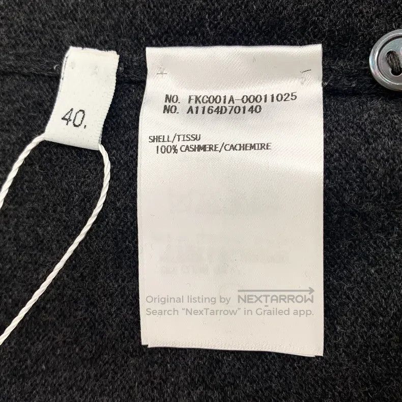 Thom Browne Thom Browne Dark gray cardigan Size US XXS / EU 40 - 6 Thumbnail