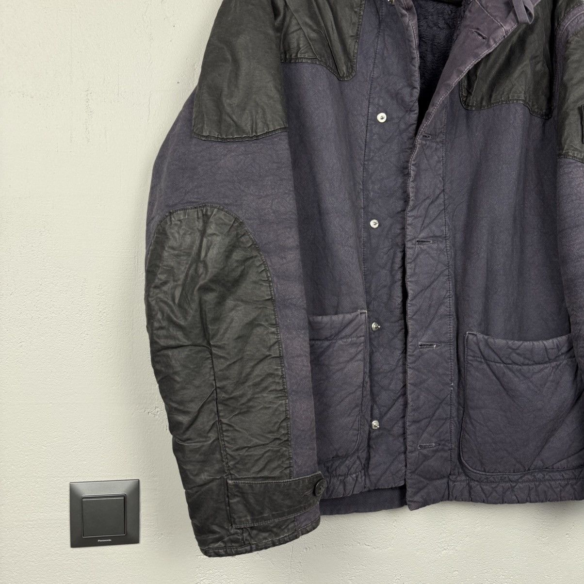 Stone Island Vintage Stone Island Leather Fur 2001’s Jacket Size US L / EU 52-54 / 3 - 3 Thumbnail