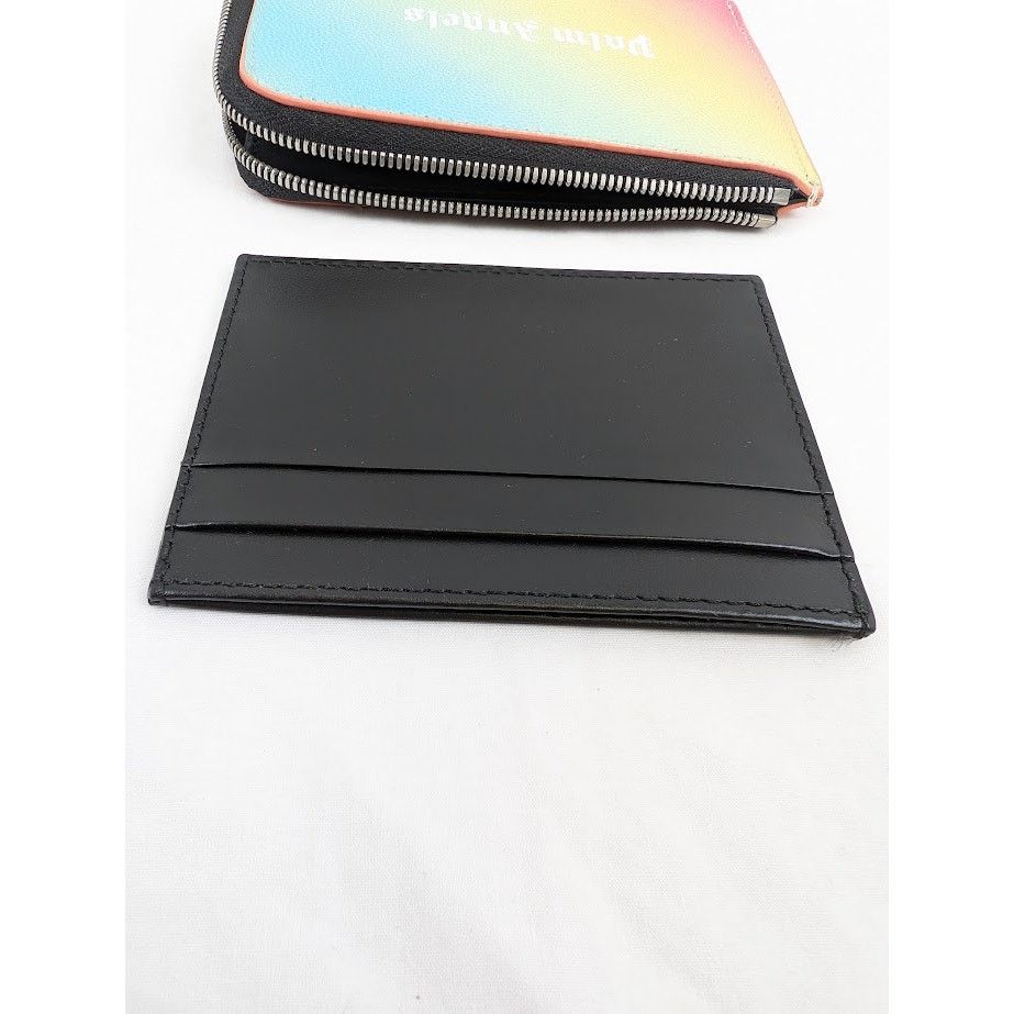 Palm Angels o1rshd1 Q: 3 / Size: OS / Rainbow Logo Zipped Card Holder Size ONE SIZE - 14 Thumbnail