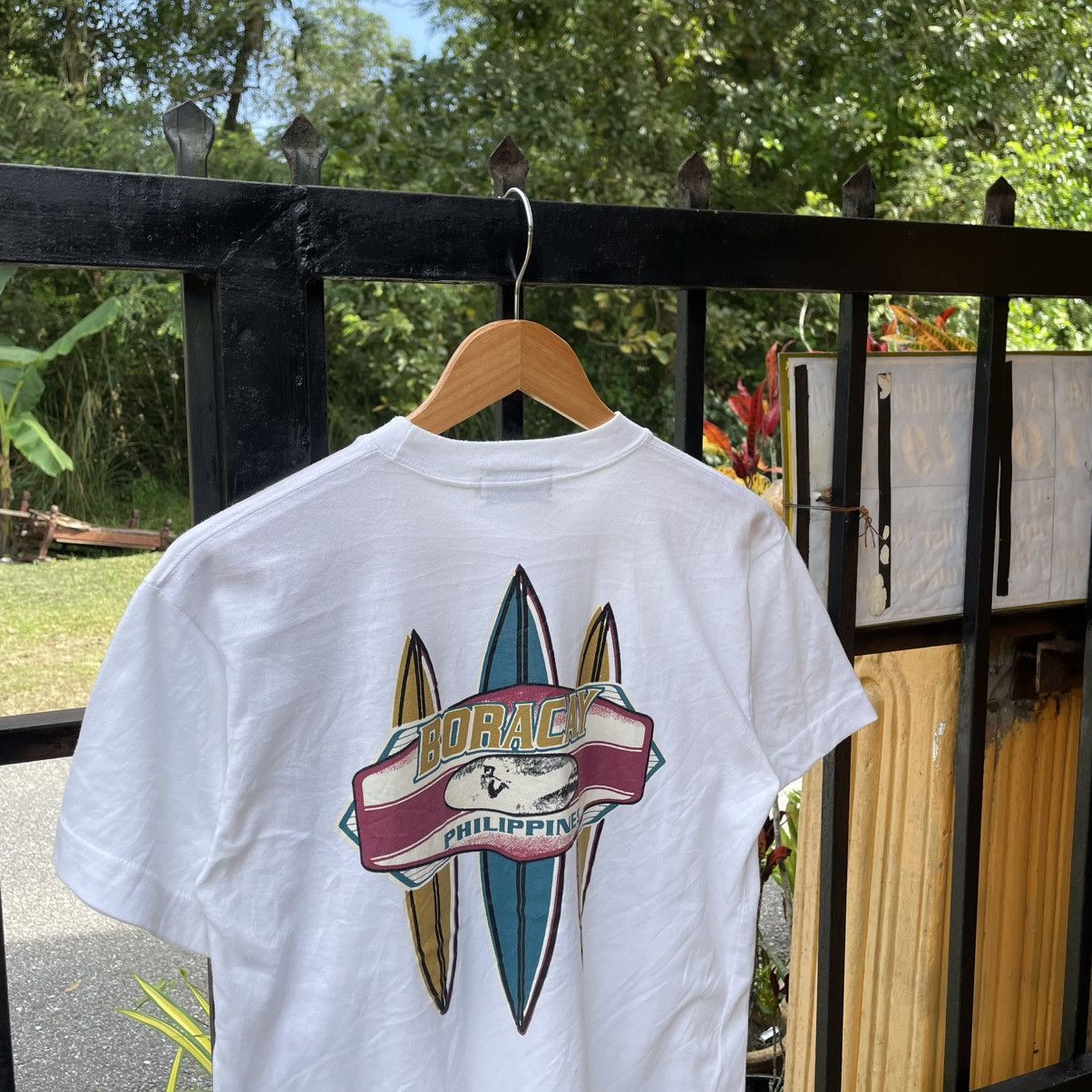 Surface To Air 🔥Vintage 90s Boracay Philippines Big Logo Surf Skate Tee Size US S / EU 44-46 / 1 - 2 Thumbnail