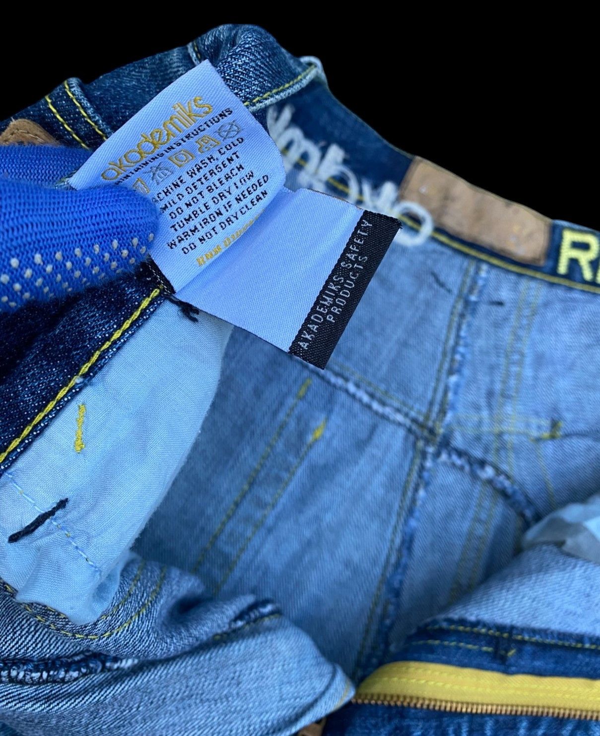 Akademiks × Fubu × JNCO VINTAGE Y2K Akademiks WIDE BAGGY denim JNCO style W34 inch Size US 34 / EU 50 - 9 Thumbnail