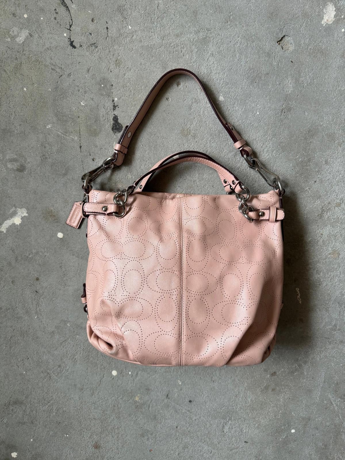 Coach Coach 2Way Signature Brooke Hobo Shoulder Bag Pink Size ONE SIZE - 1 Thumbnail