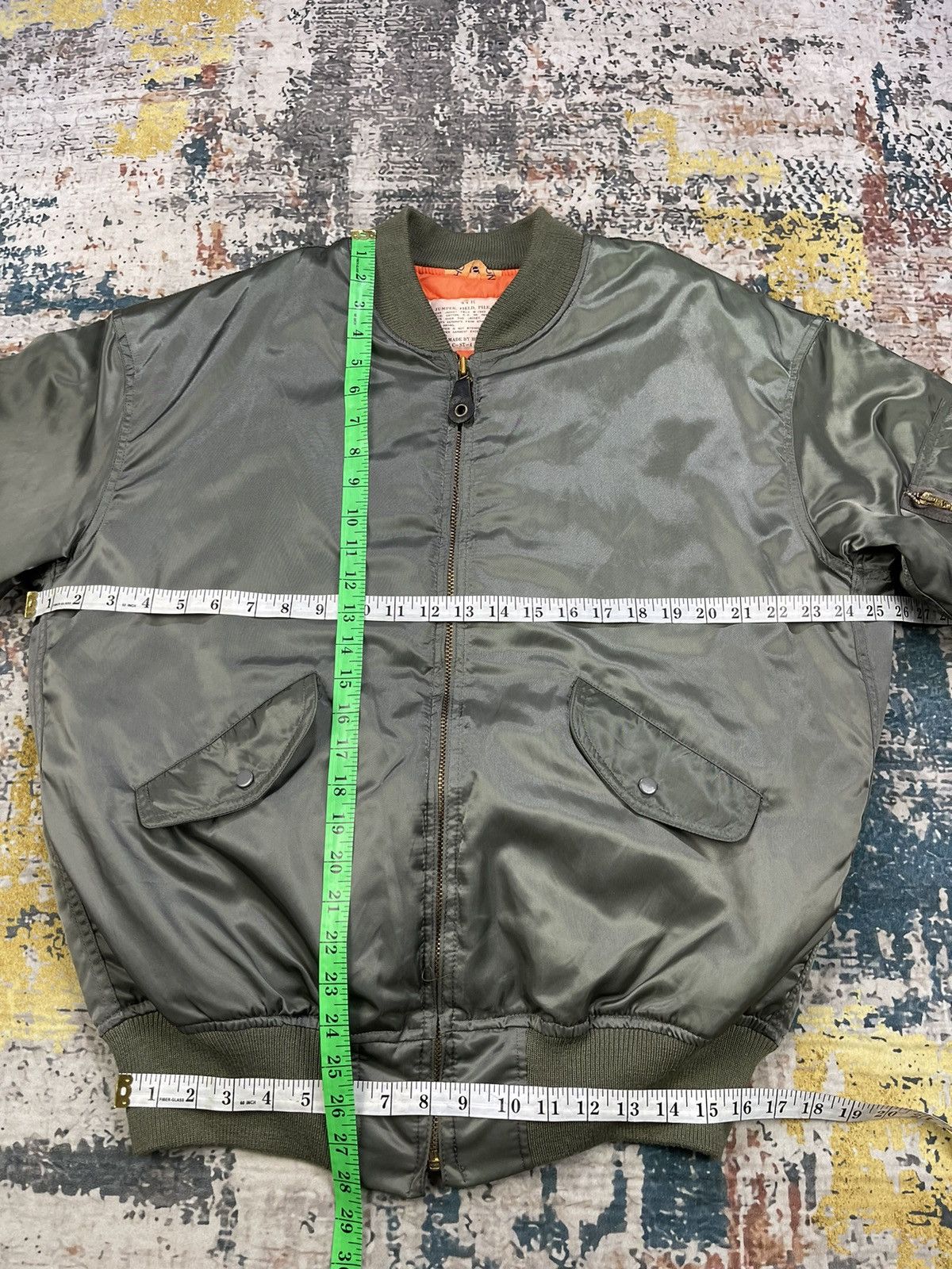 Vintage Houston Military Jumper Field Pile Bomber Jacket Size US M / EU 48-50 / 2 - 9 Thumbnail