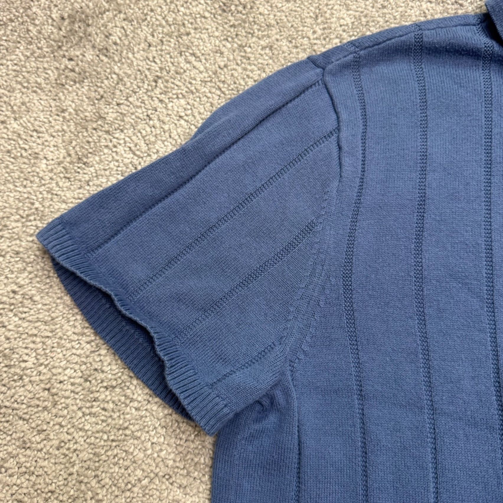 Bonobos Bonobos Button-Up Polo Shirt Mens Small Blue Short Sleeve Casual Knit Size US S / EU 44-46 / 1 - 4 Thumbnail