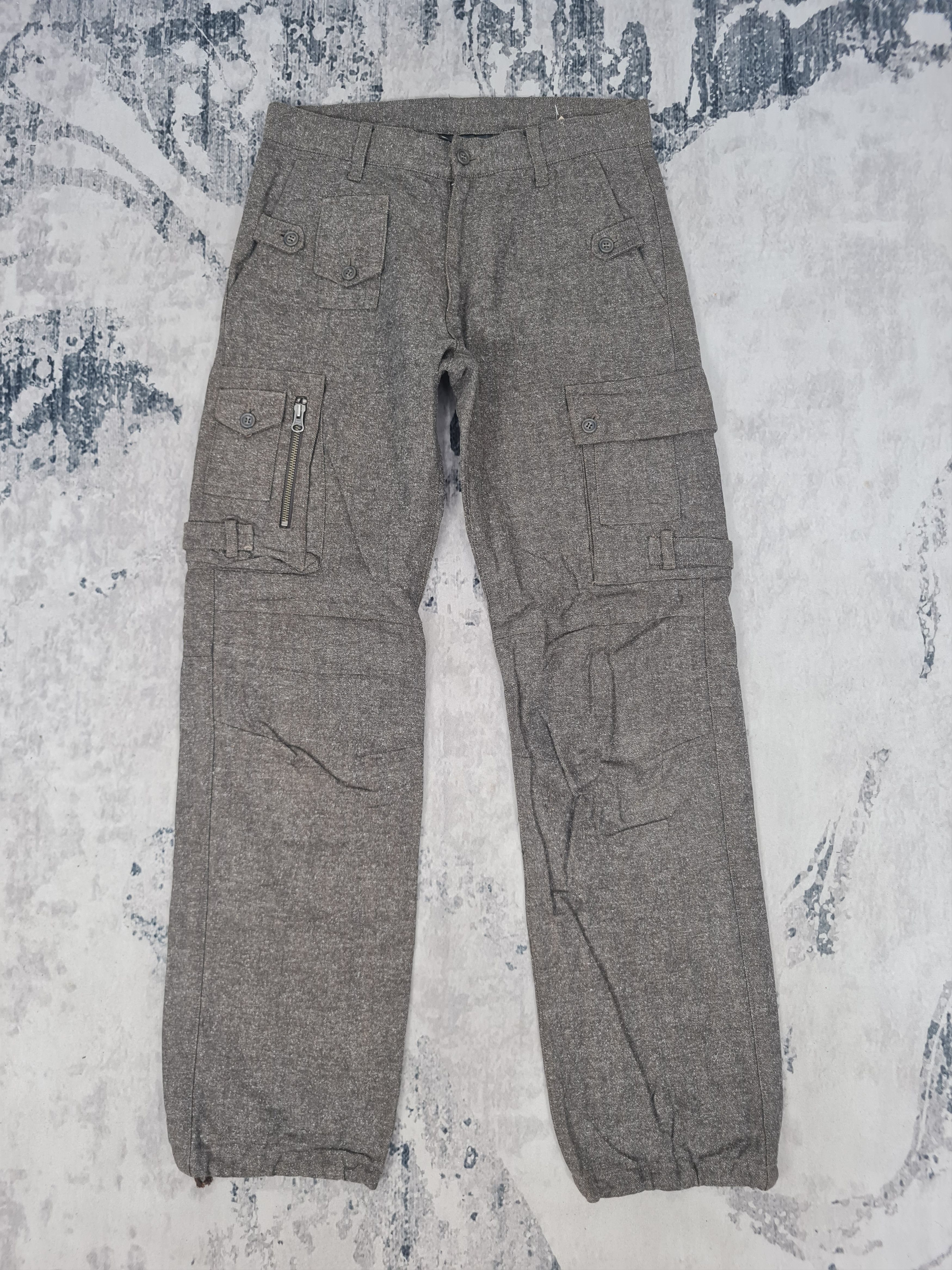 COMME CA COMMUNE Multi Pockets Wool Pants 30x30.5 JB0203