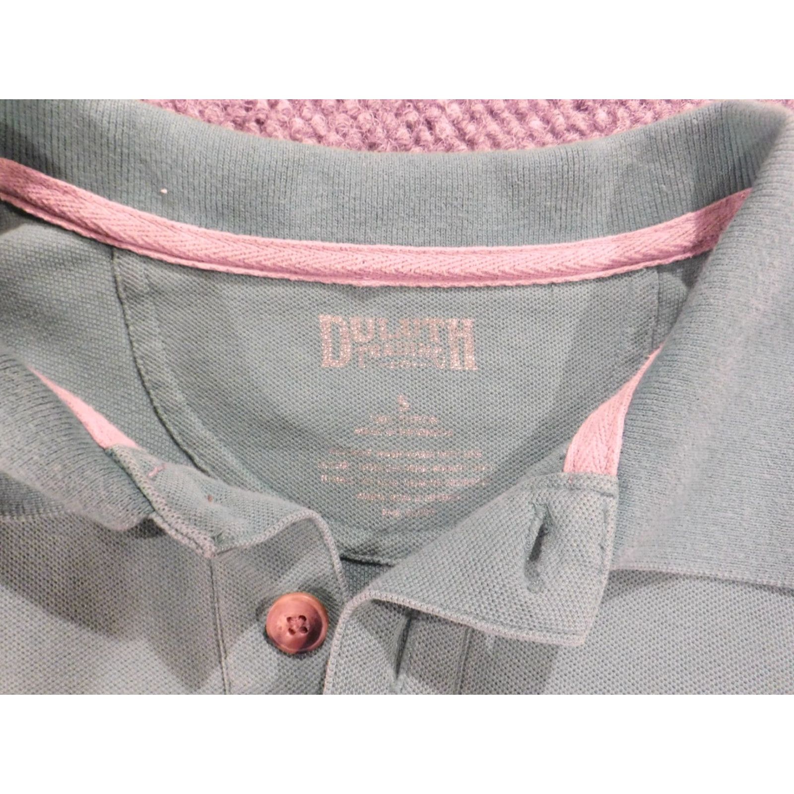 Duluth Trading Company Duluth Polo Shirt Mens Small Green Classic Knit Polyester Short Sleeve Collared Logo All Seasons Golf Size US S / EU 44-46 / 1 - 5 Thumbnail