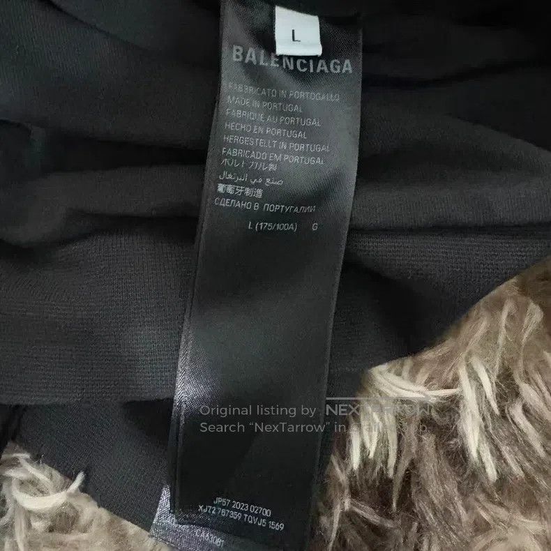 Balenciaga Balenciaga Destroyed Hooded Jacket with Sanskrit Size US L / EU 52-54 / 3 - 4 Thumbnail
