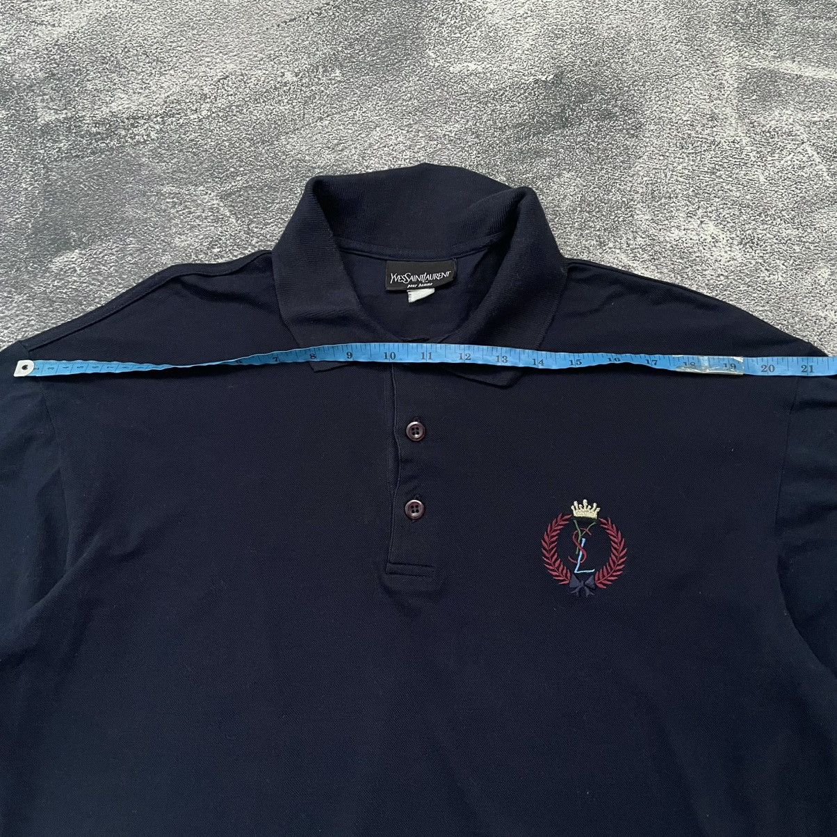 🔥YvesSaintLaurent pour homme embroidery logo shirt