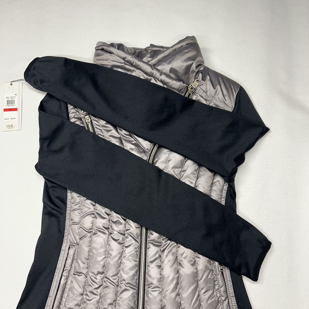 Calvin Klein Calvin Klein Puffer Down Jacket Black Grey Packable Size XS / US 0-2 / IT 36-38 - 16 Thumbnail